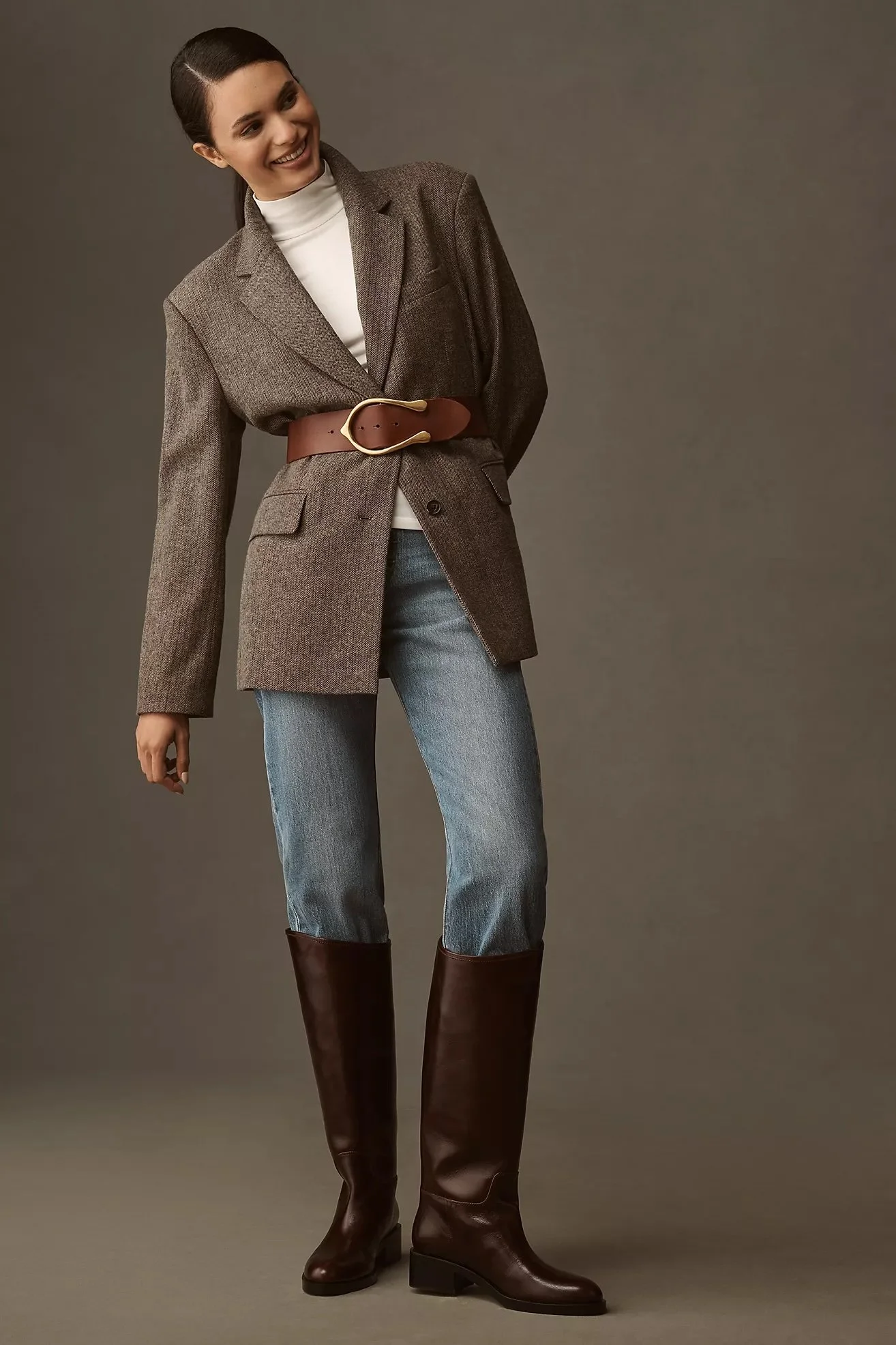 Jeffrey Campbell Reining-2 Riding Boots