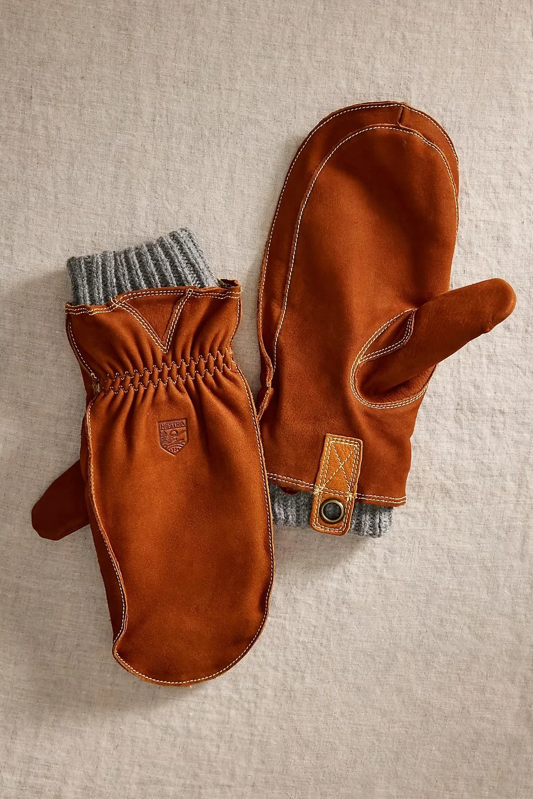 Lined Nubuck Mittens