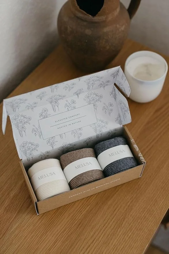 MELUSA Wool Cashmere Socks 