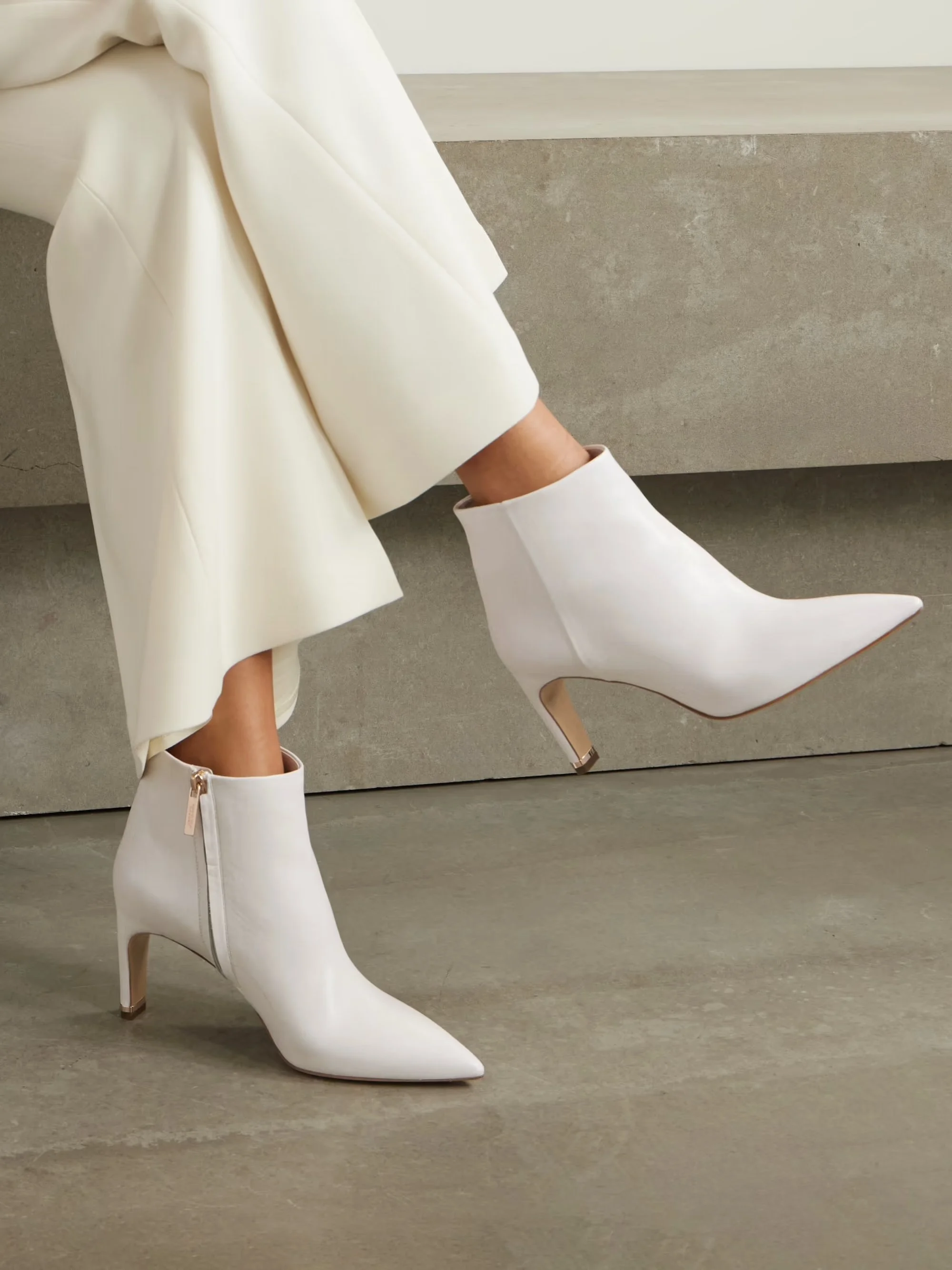 Sanson leather ankle boots