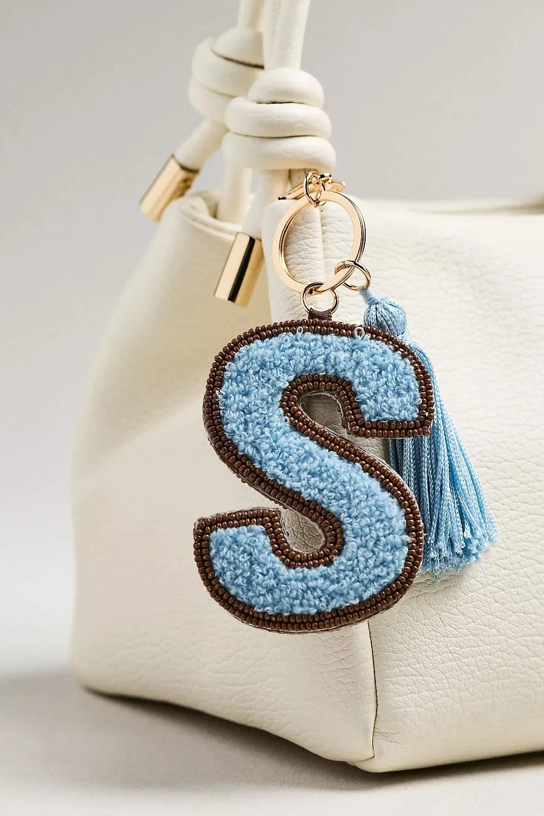 Varsity Monogram Bag Charm