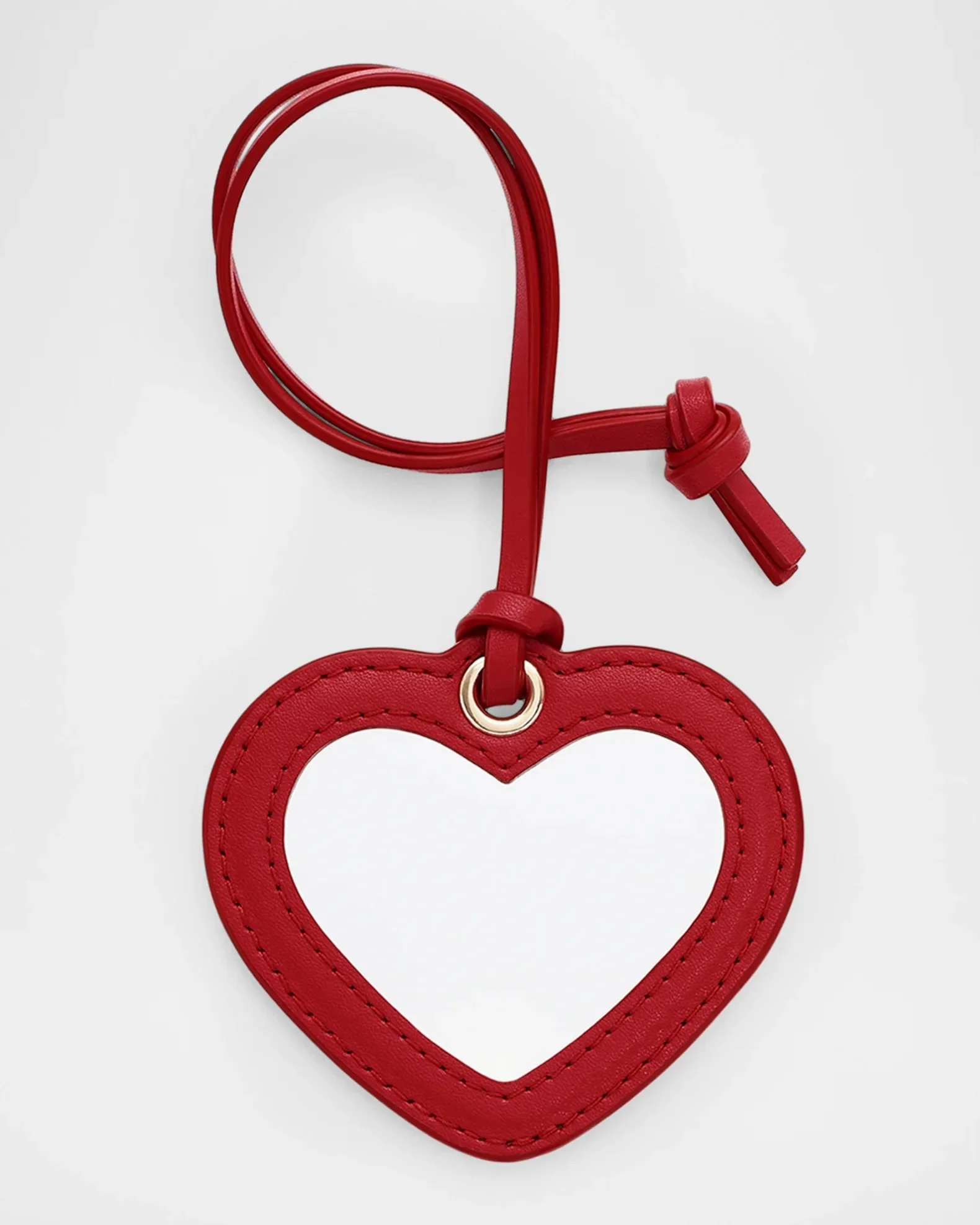 The Heart Mirror Bag Charm