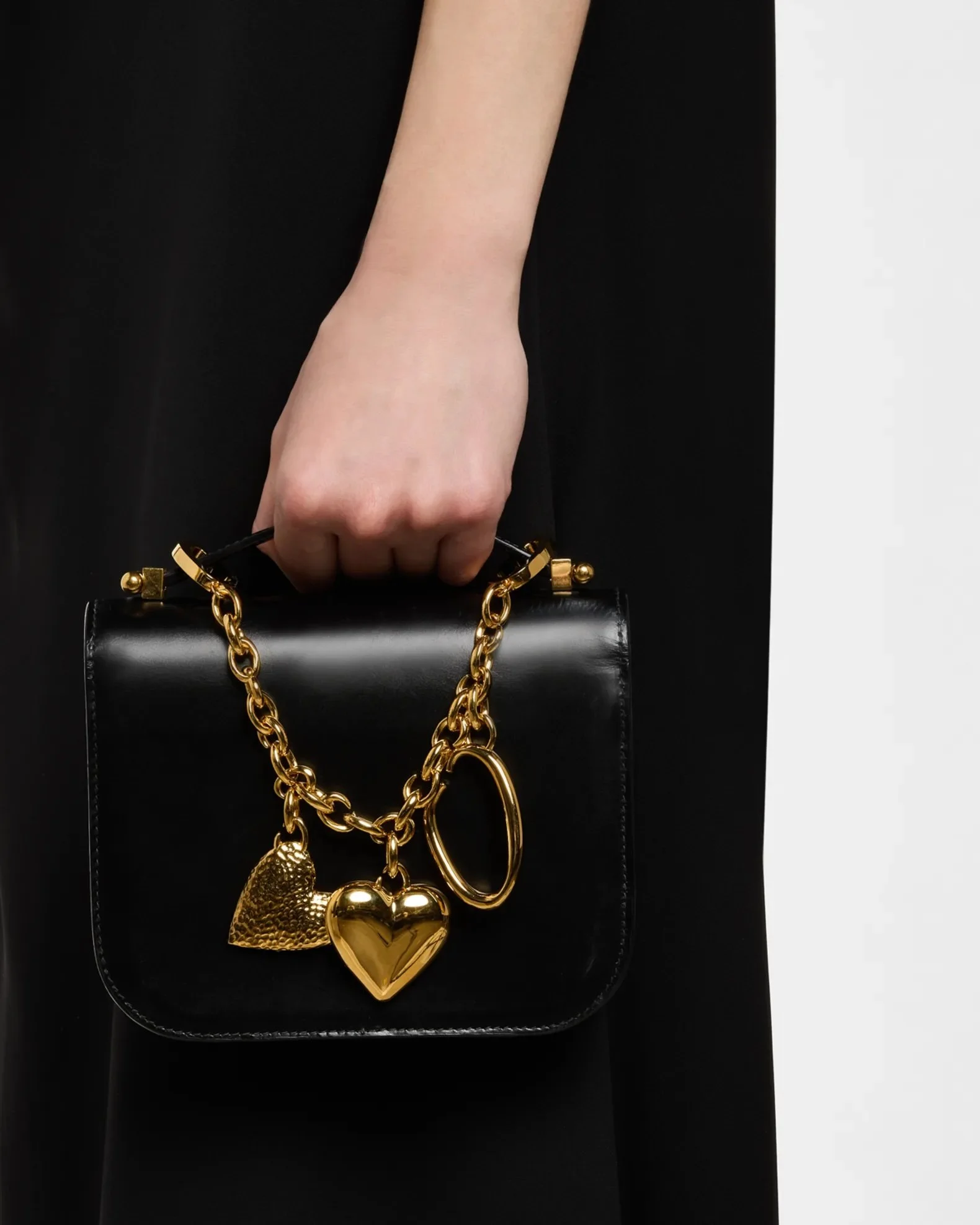 Hearts and O Bag Charm