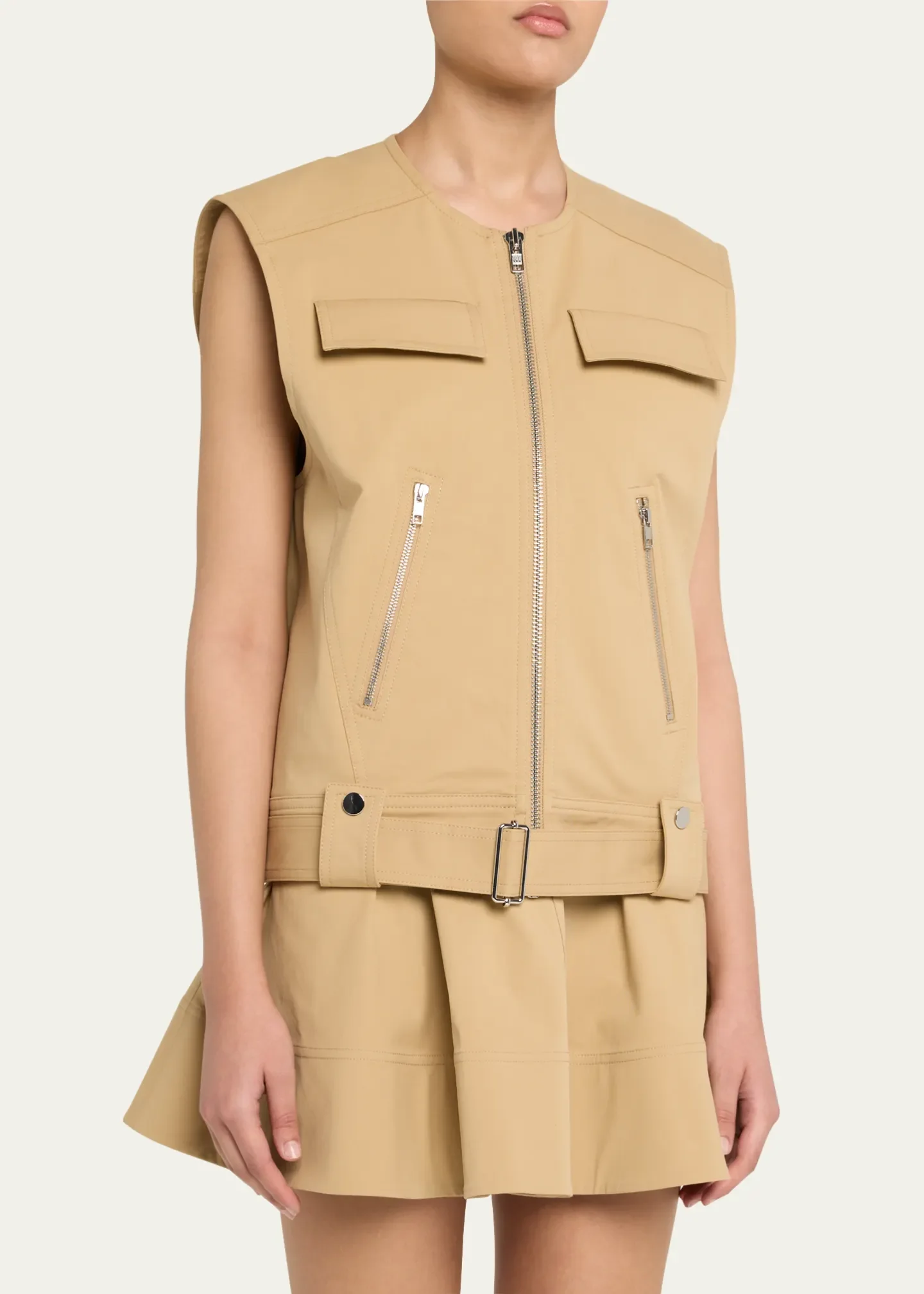 Cal Sleeveless Utility Jacket