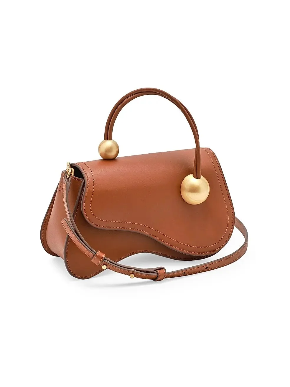  Kazia Leather Top Handle Bag 