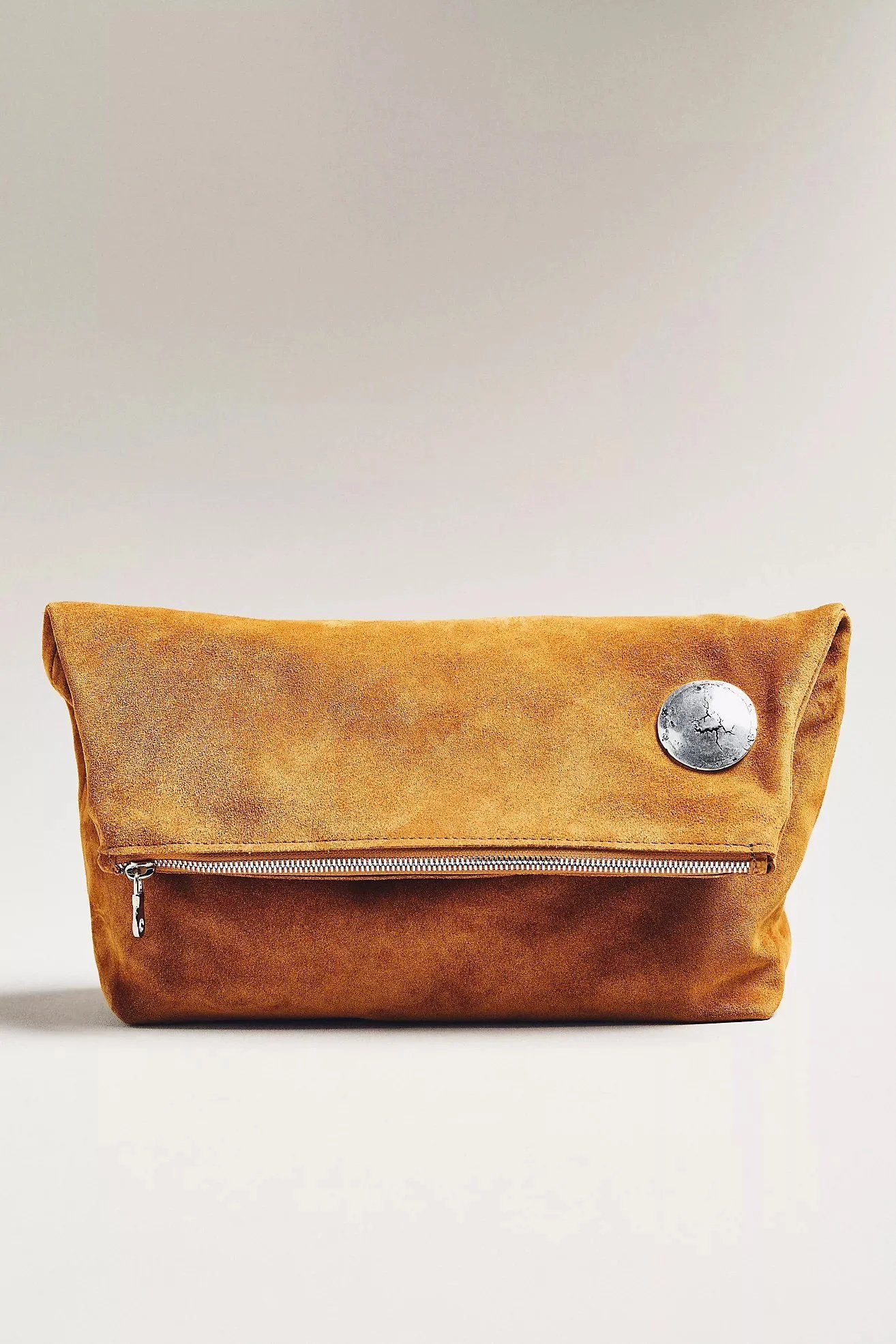 Suede Clutch