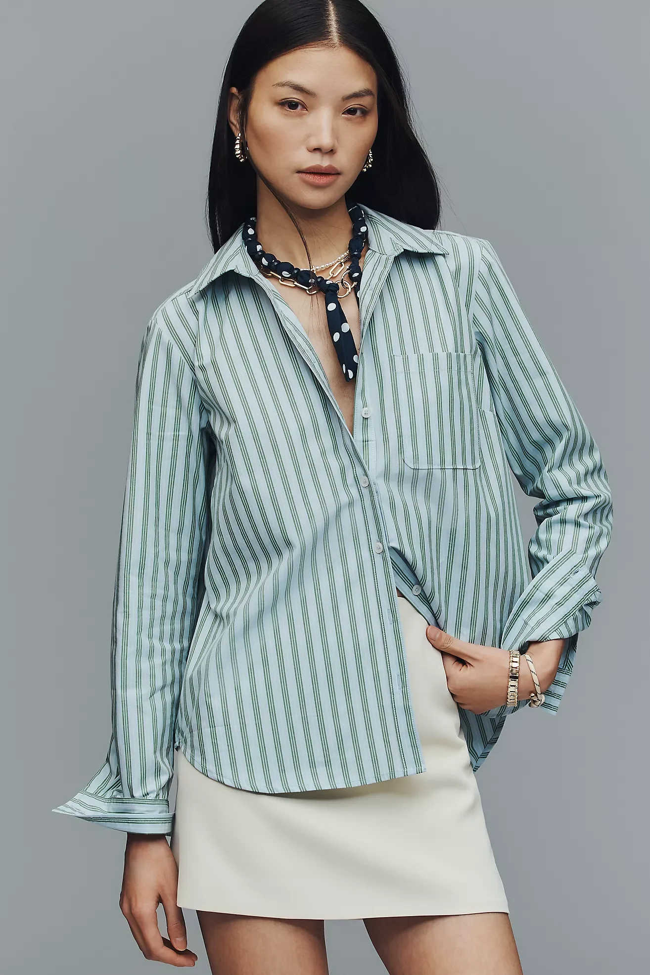 The Kate Classic Buttondown Shirt by Maeve