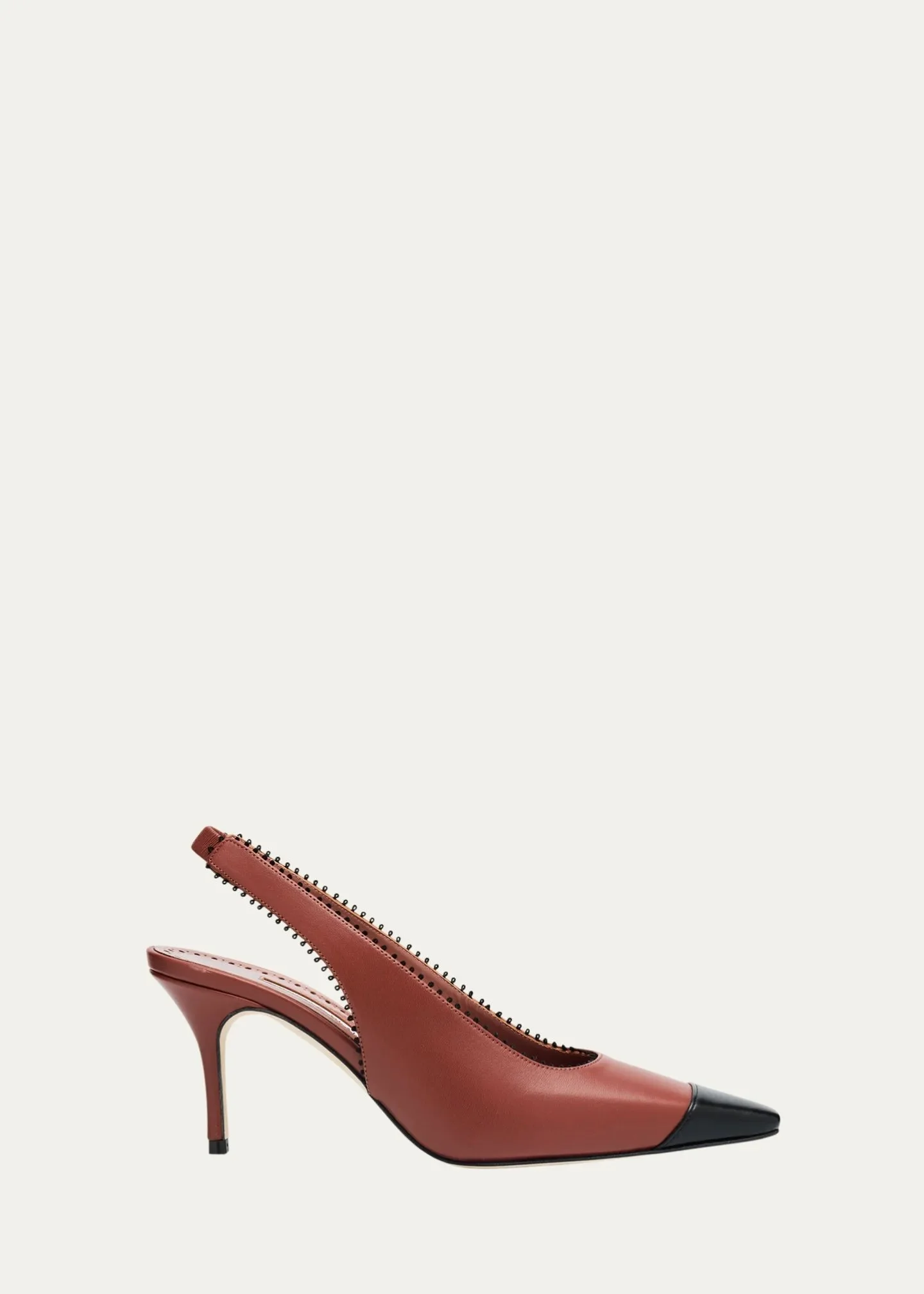 Gaius Leather Slingback Pumps