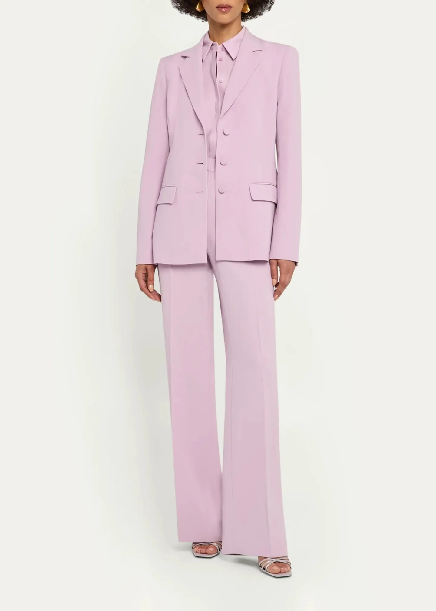 Single-Breasted Tailored Blazer