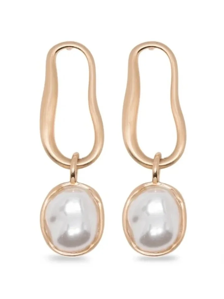Cult Gaia Vera drop earrings - Gold