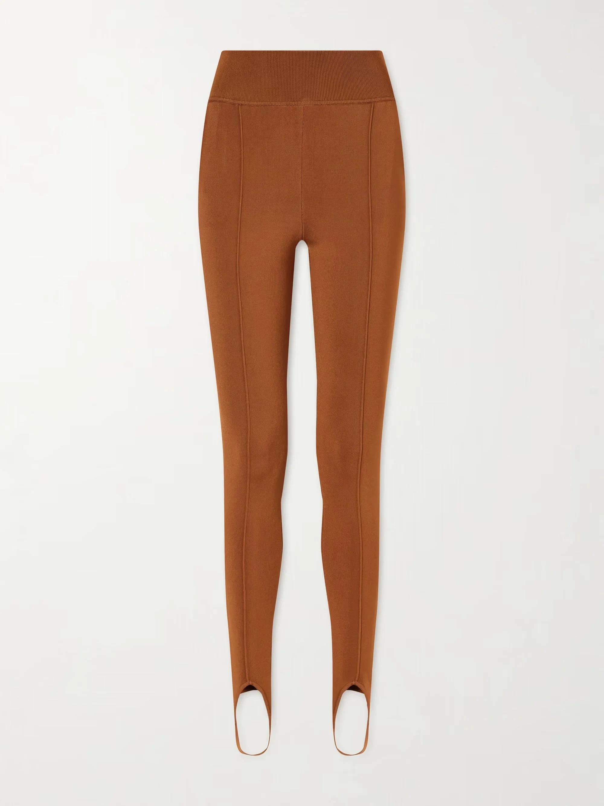 Chloé - Stretch-jersey Tapered Leggings - Brown
