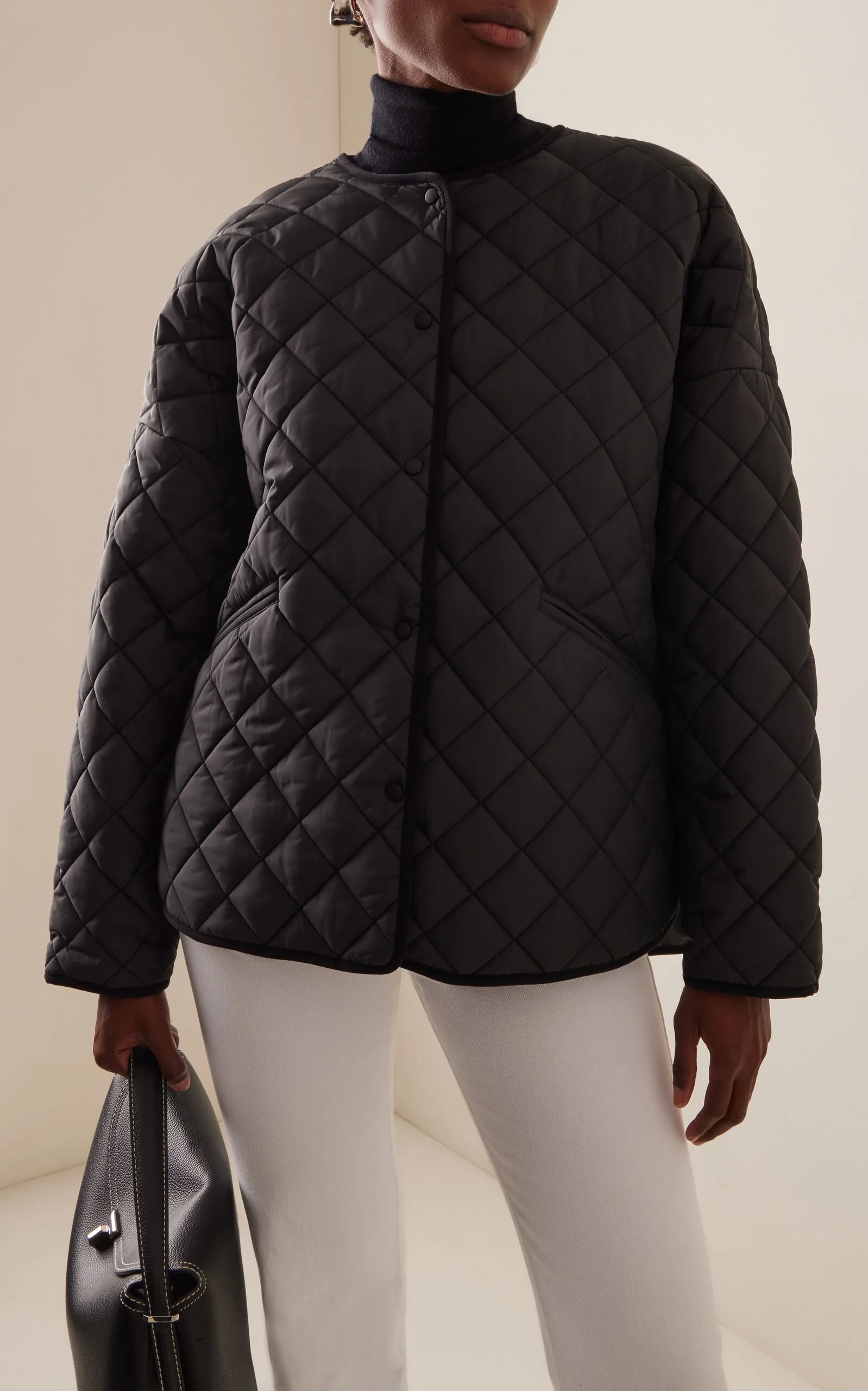 Toteme Oversized Quilted Jacket - Moda Operandi