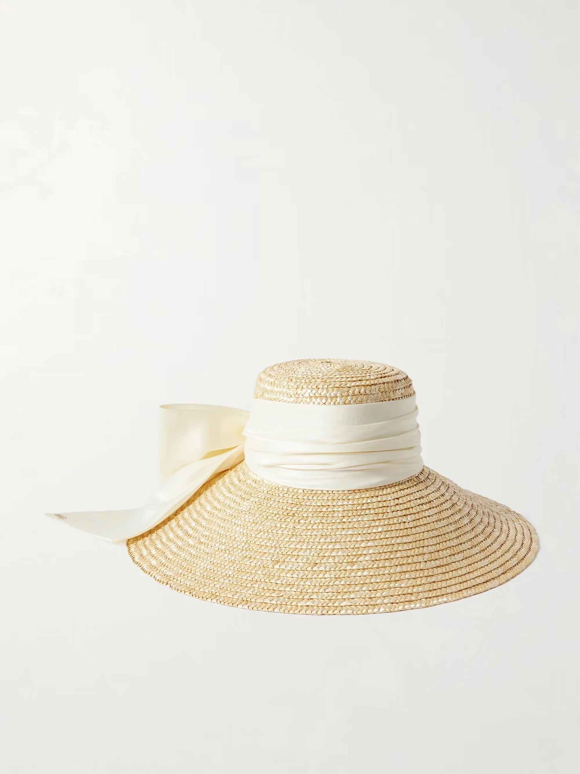 Eugenia Kim - Mirabel Grosgrain-trimmed Straw Sunhat - Neutrals