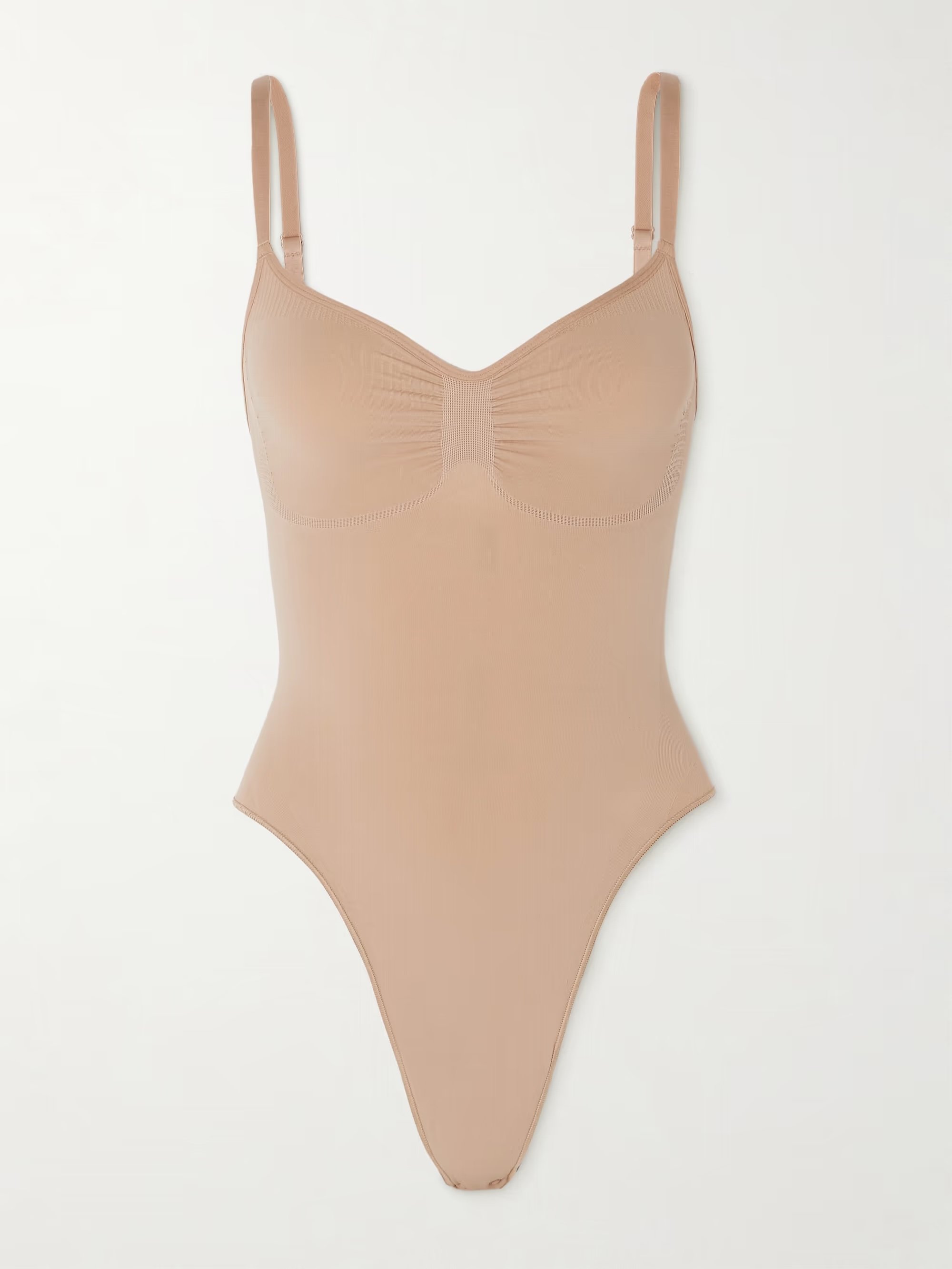 SKIMS - Seamless Sculpt Thong Bodysuit - Sienna
