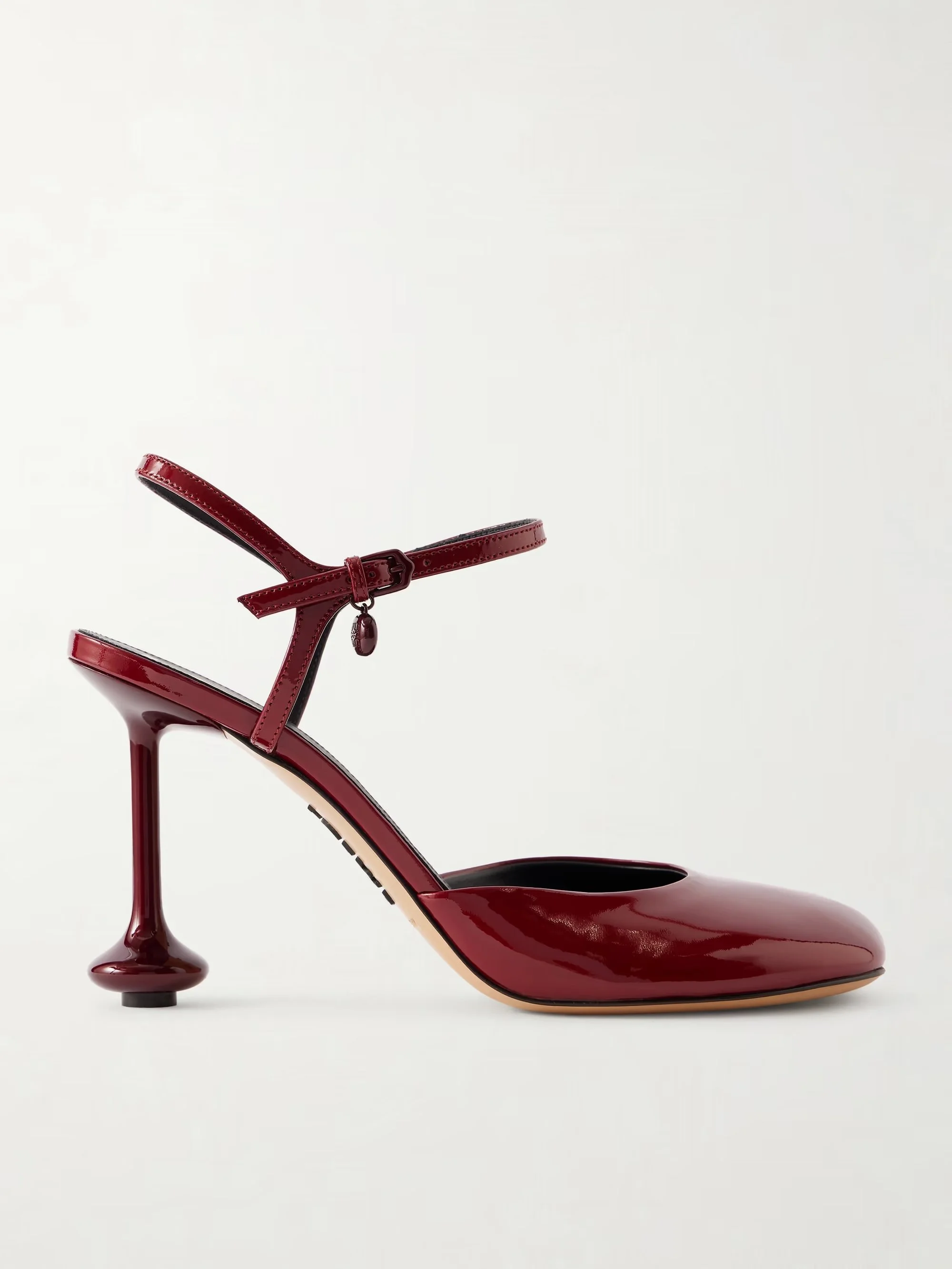 LOEWE - Toy Patent-leather Pumps - Burgundy