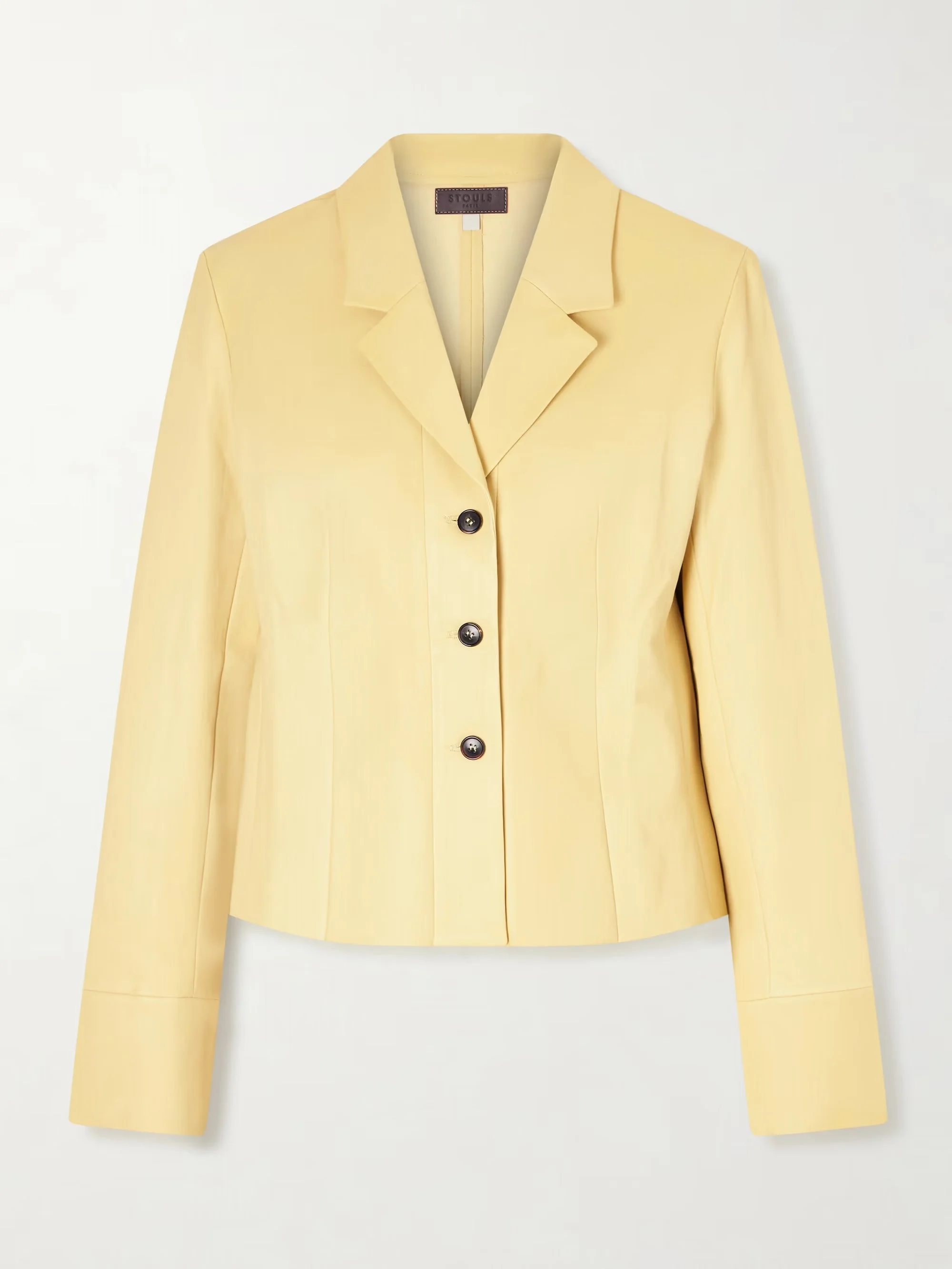 STOULS - Giorgio Leather Jacket - Yellow