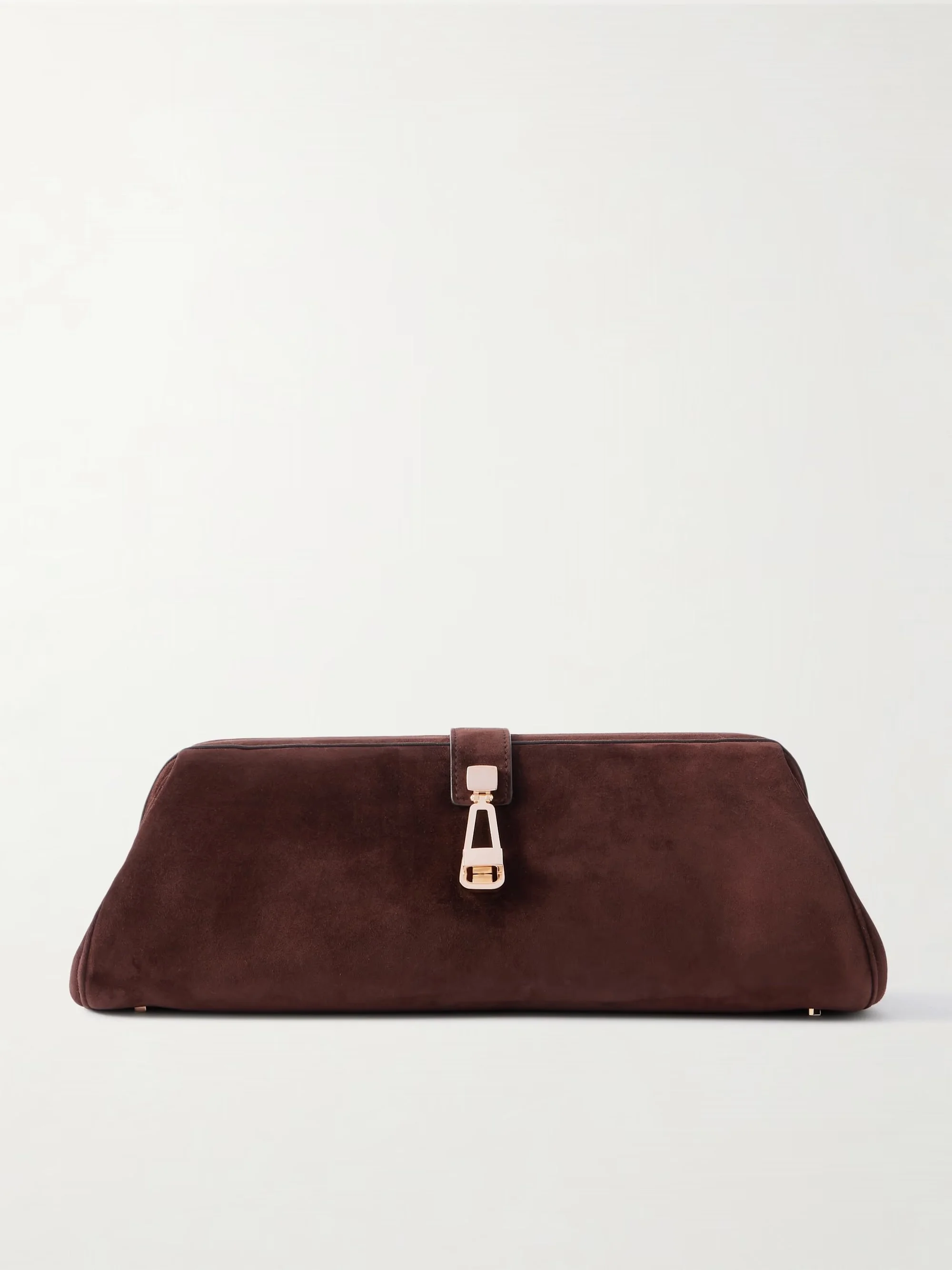 Gabriela Hearst - Paola Suede Clutch - Brown