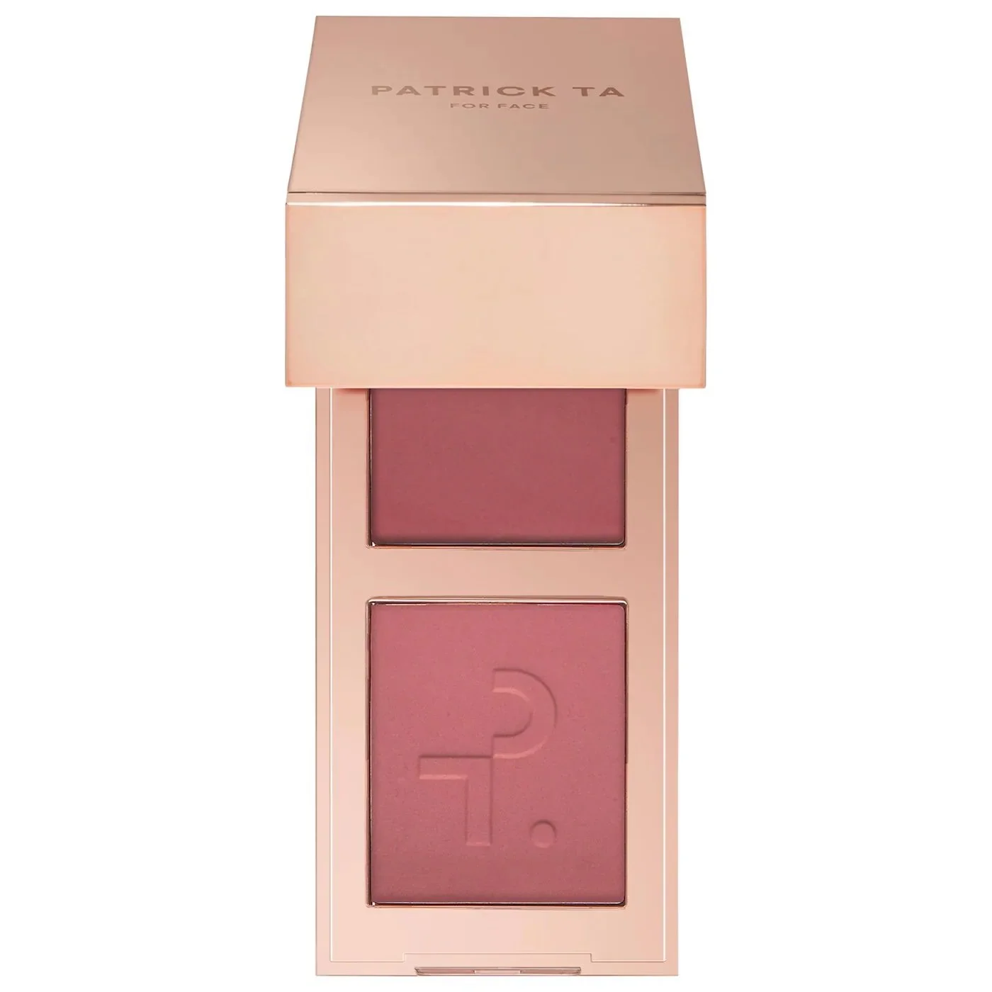 PATRICK TA Mini Major Headlines Double-Take Crème &amp; Powder Blush Duo She's That Girl Creme .05 OZ Powder .09 OZ/Creme 1.6 G Powder 2.8 G