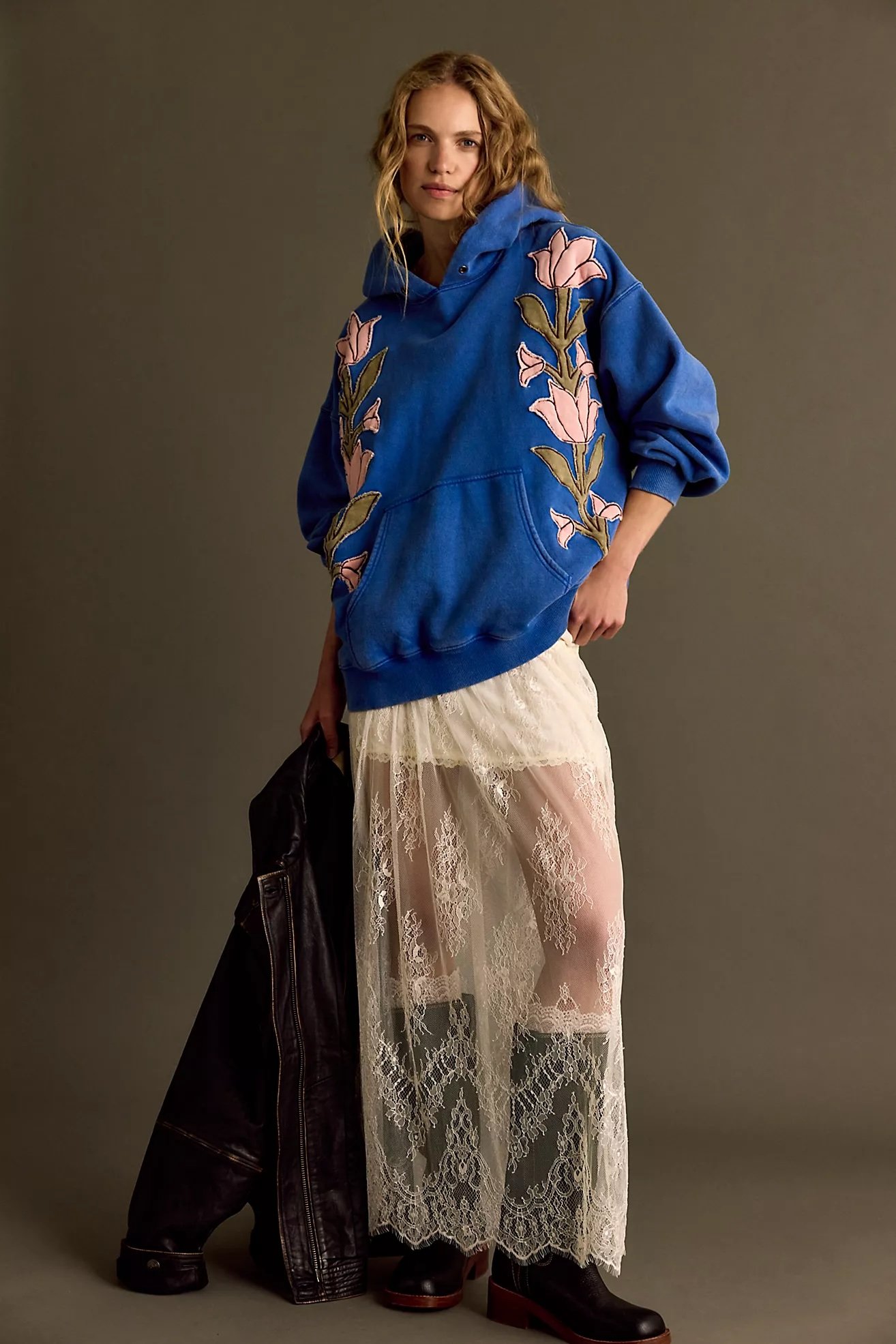 We The Free It's A Vibe Flowers Hoodie