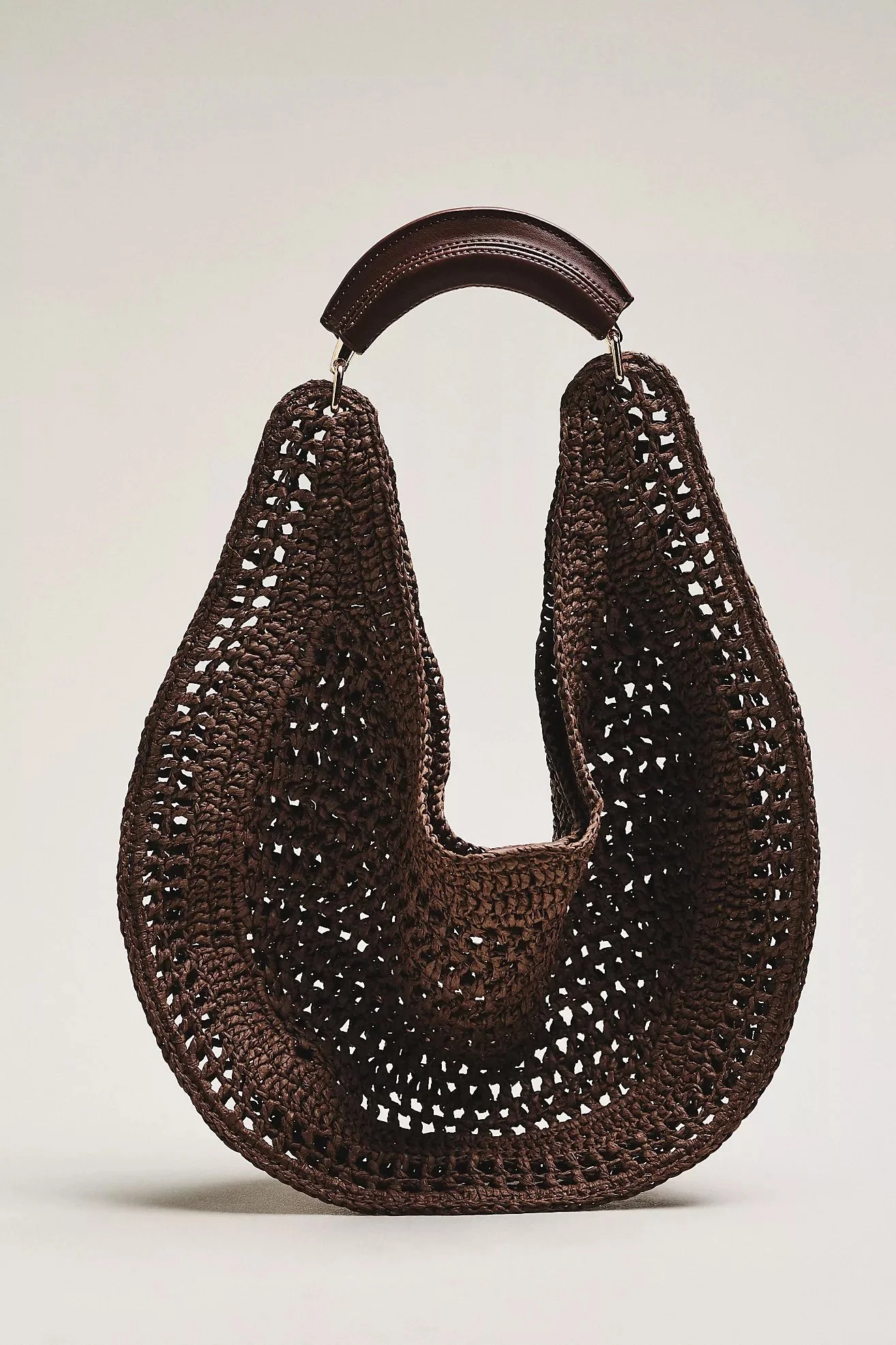 Raffia Hobo Bag