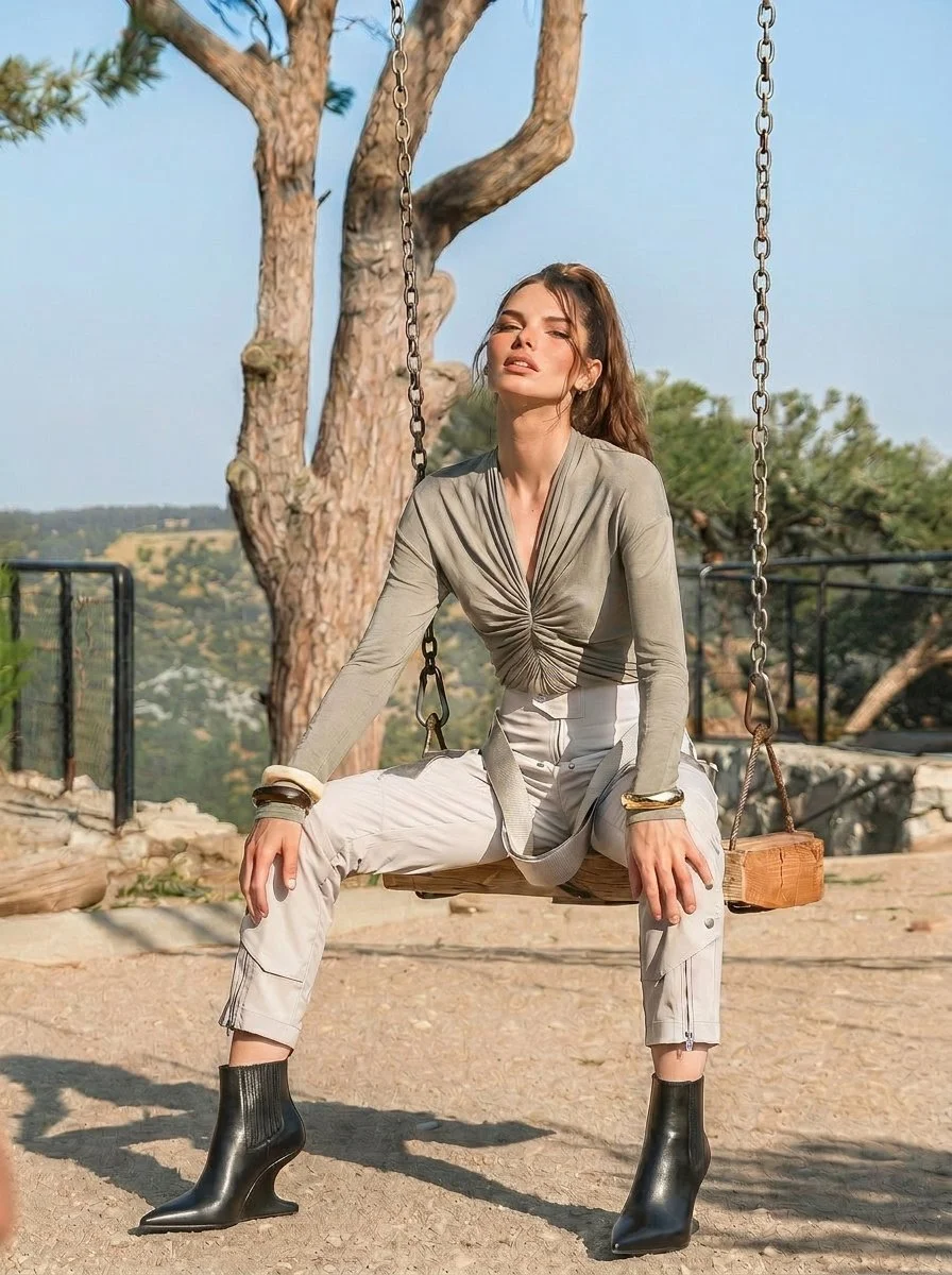 Soft Drama On A Swing Set