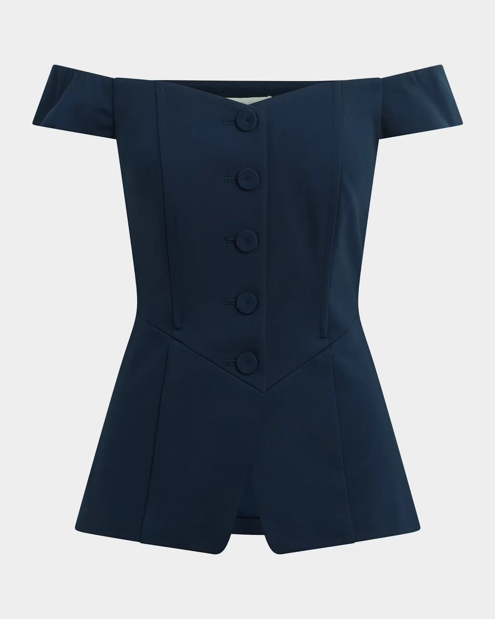 Button-Front Top