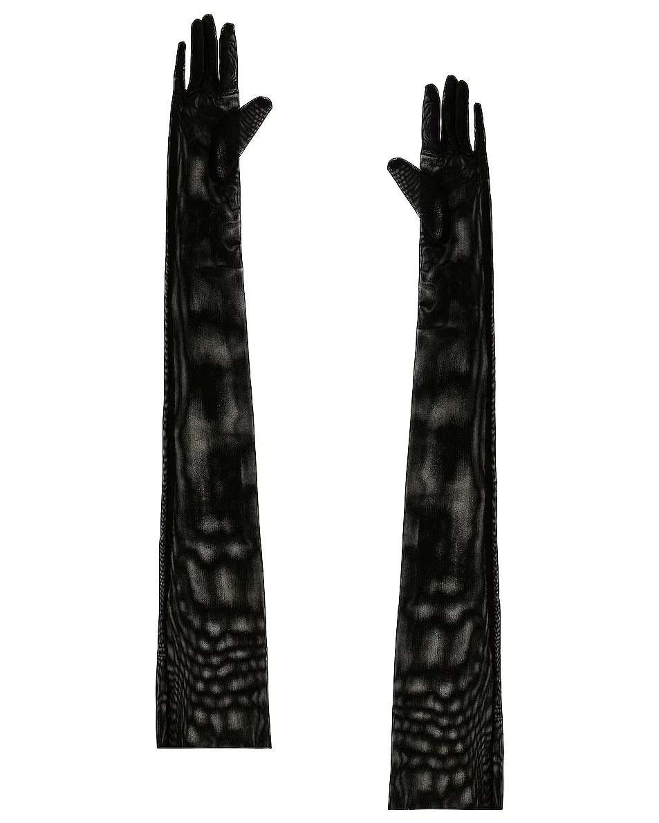 Norma Kamali Long Gloves in Black