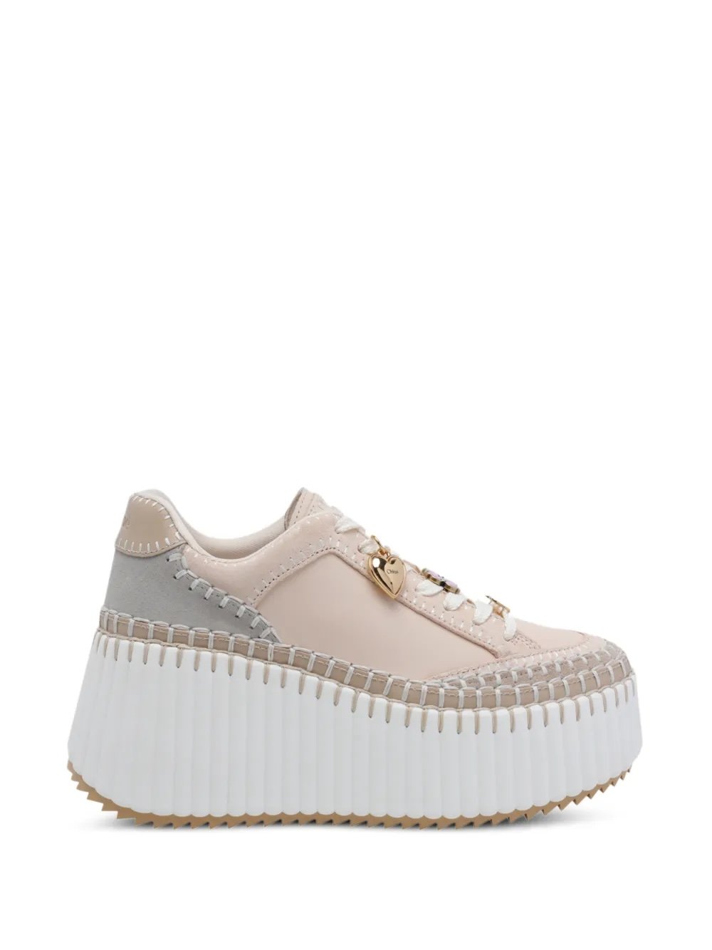 Chloé Nama wedge sneakers - Neutrals