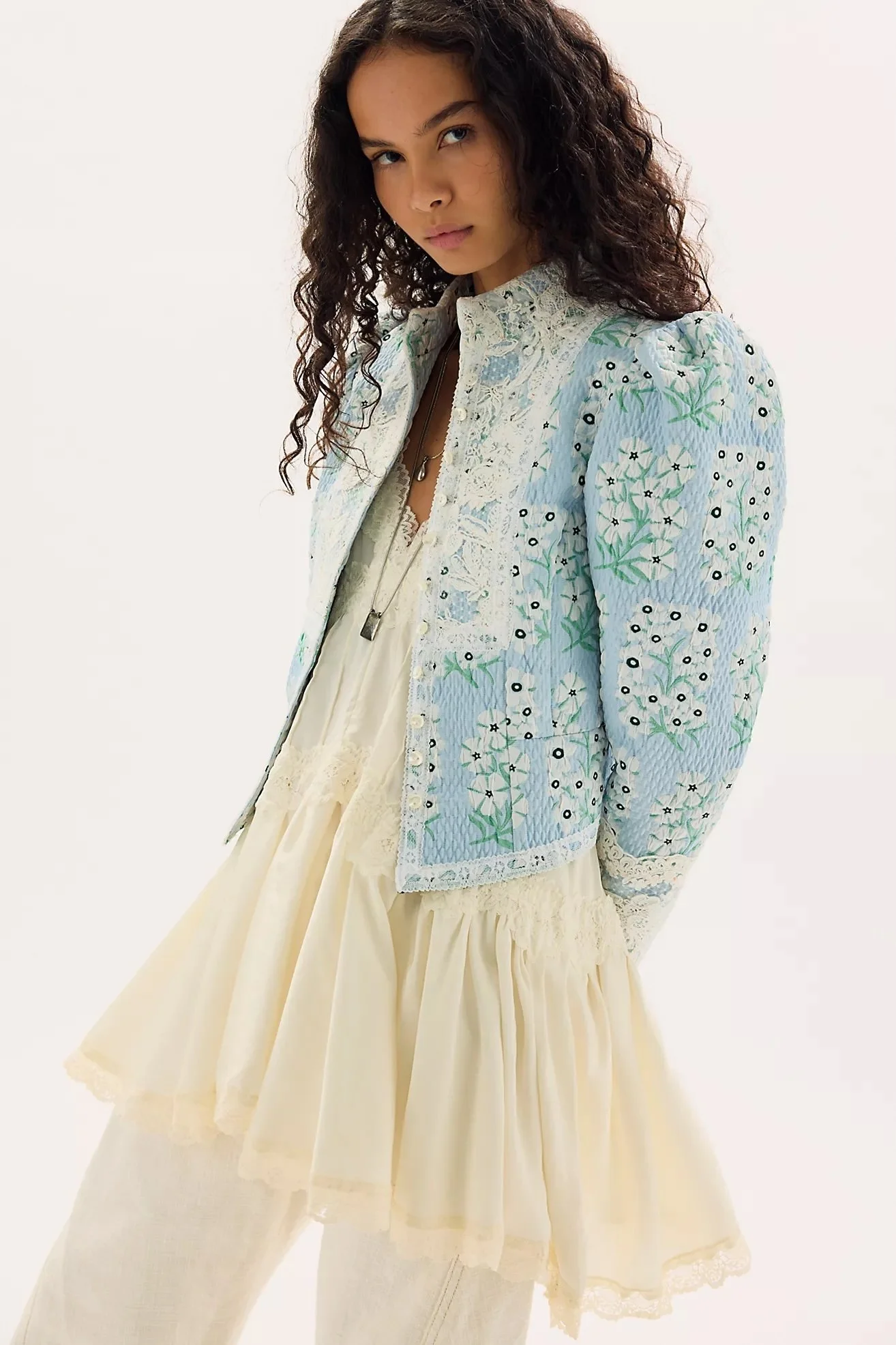 Anna Sui Victorian Brocade Jacket