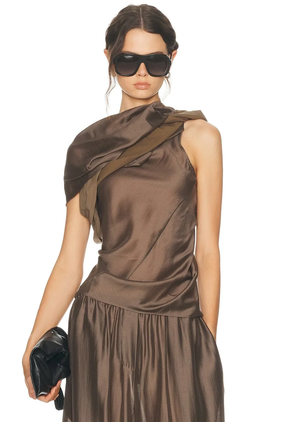 Entire Studios Draft Top in Brown