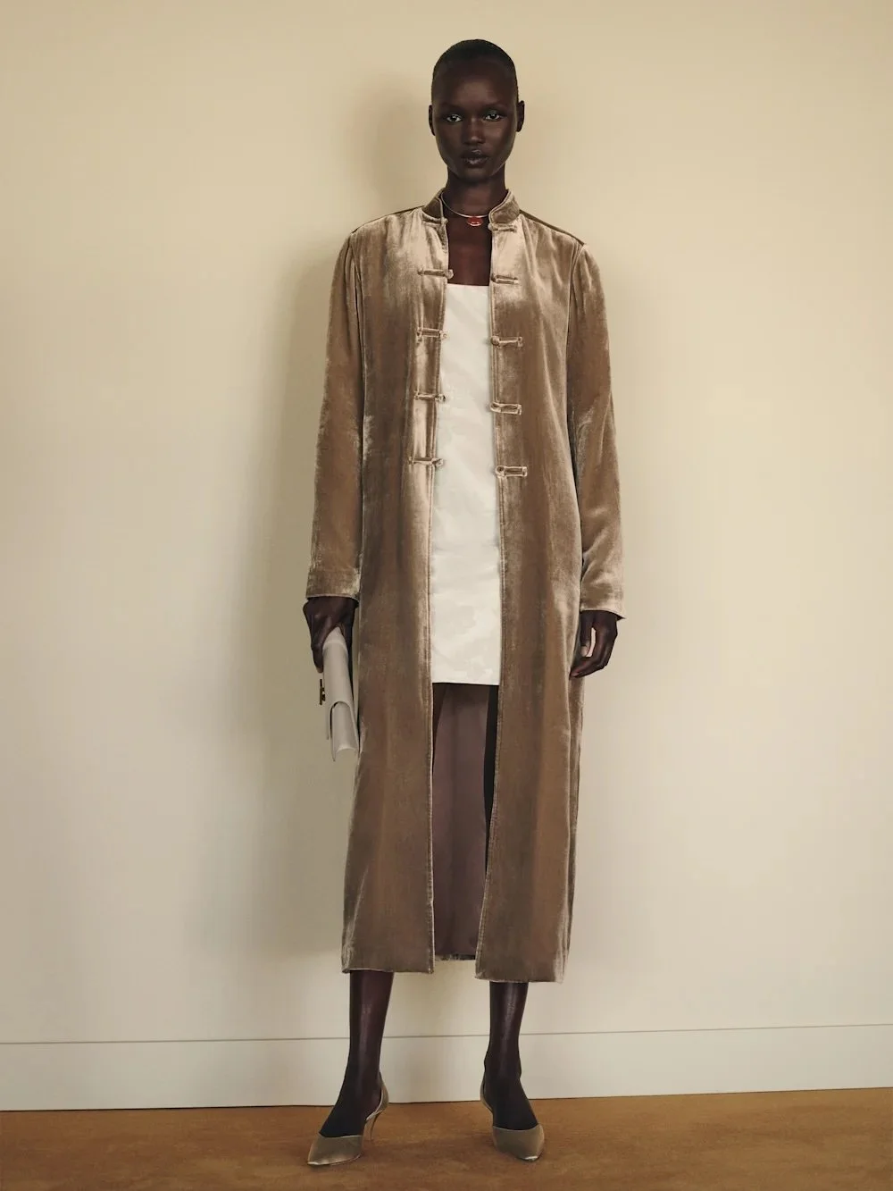 Reformation Courtney Coat Natural Large