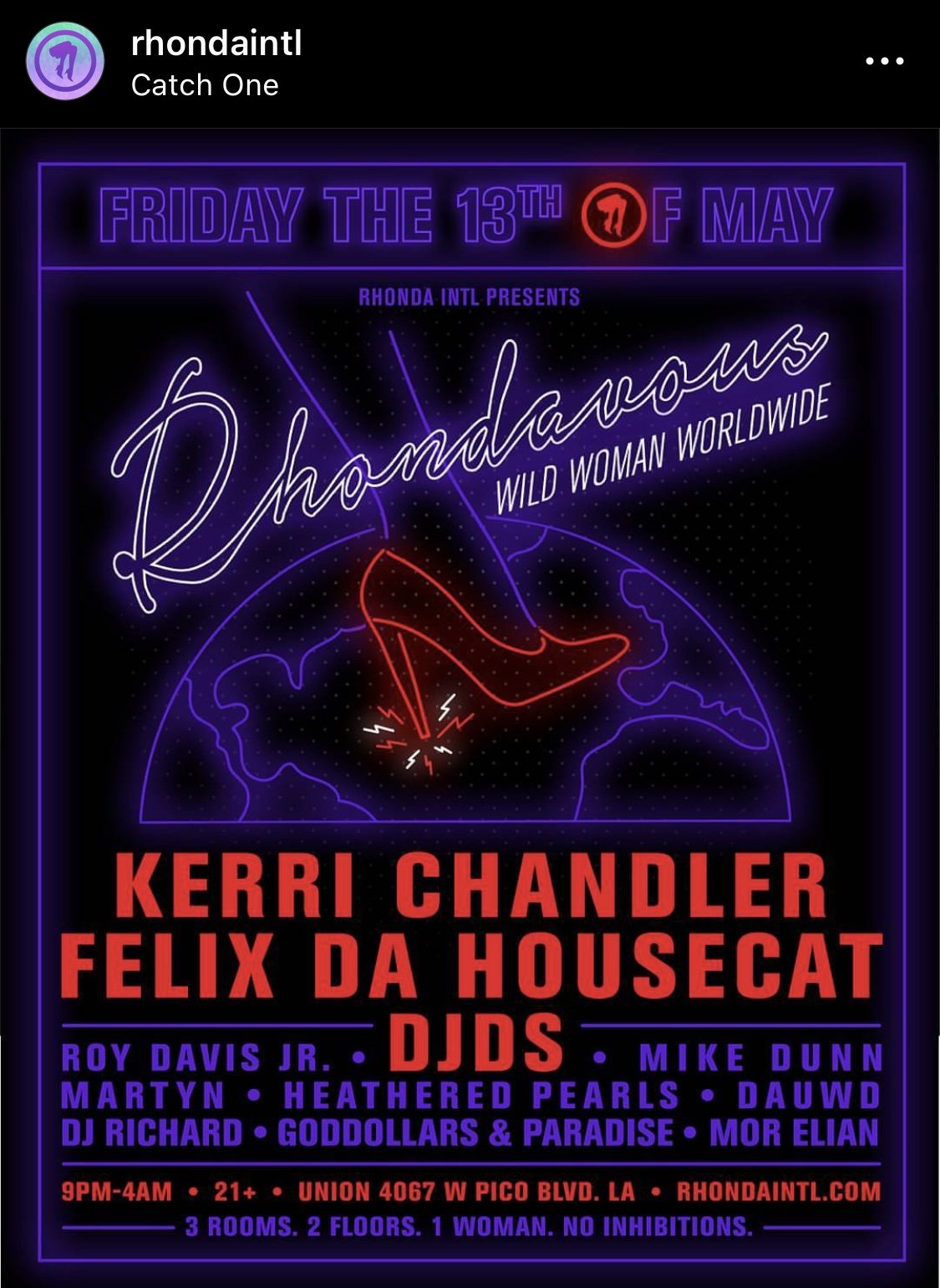 I had a relationship with A Club Called Rhonda since it's inception. I created flyers as well as worked on physical event design that lasted through 2016.