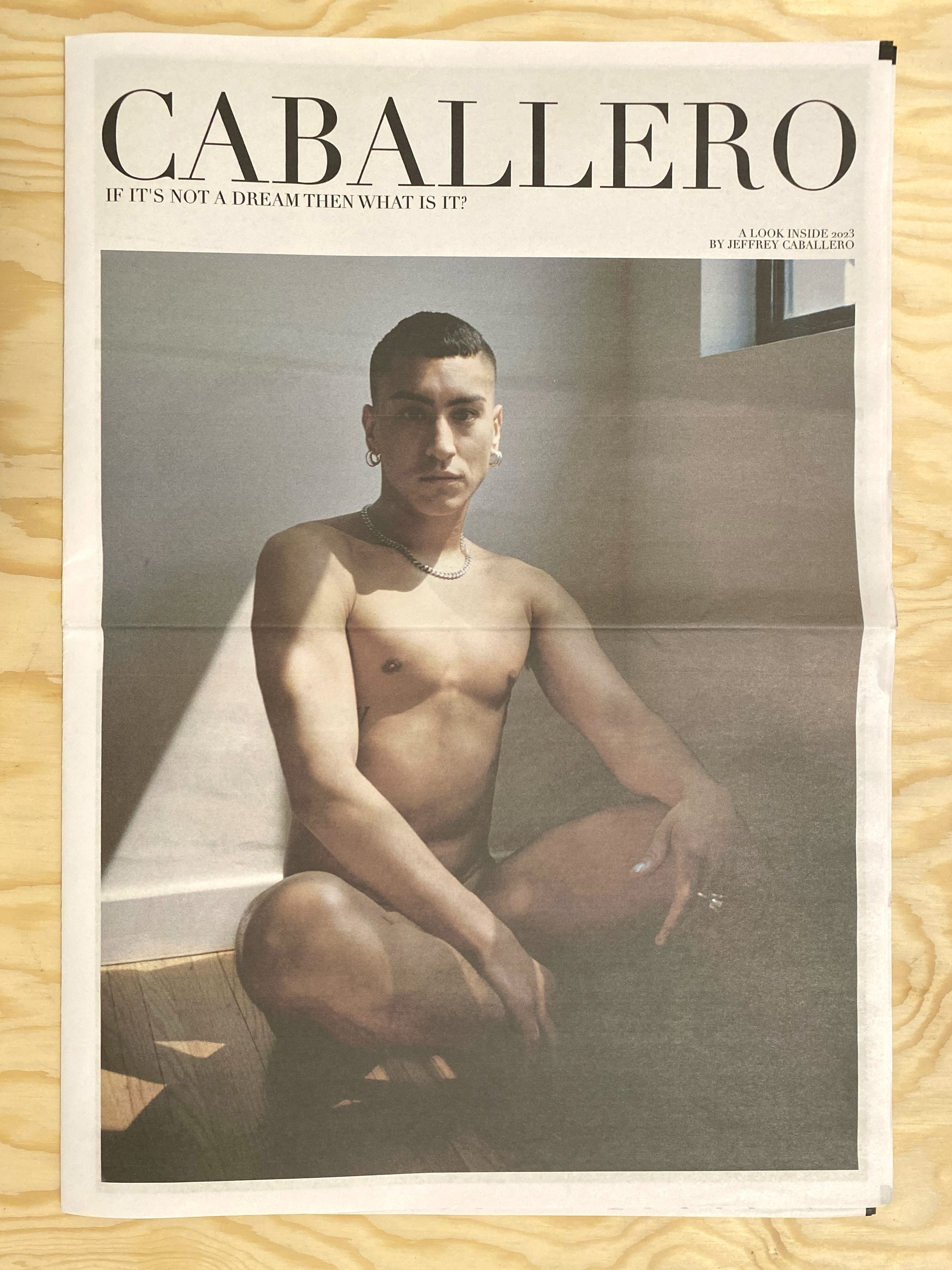 2022 I self published the first in a series of a zines: Caballero. Creative Director, Designer and Photographer.