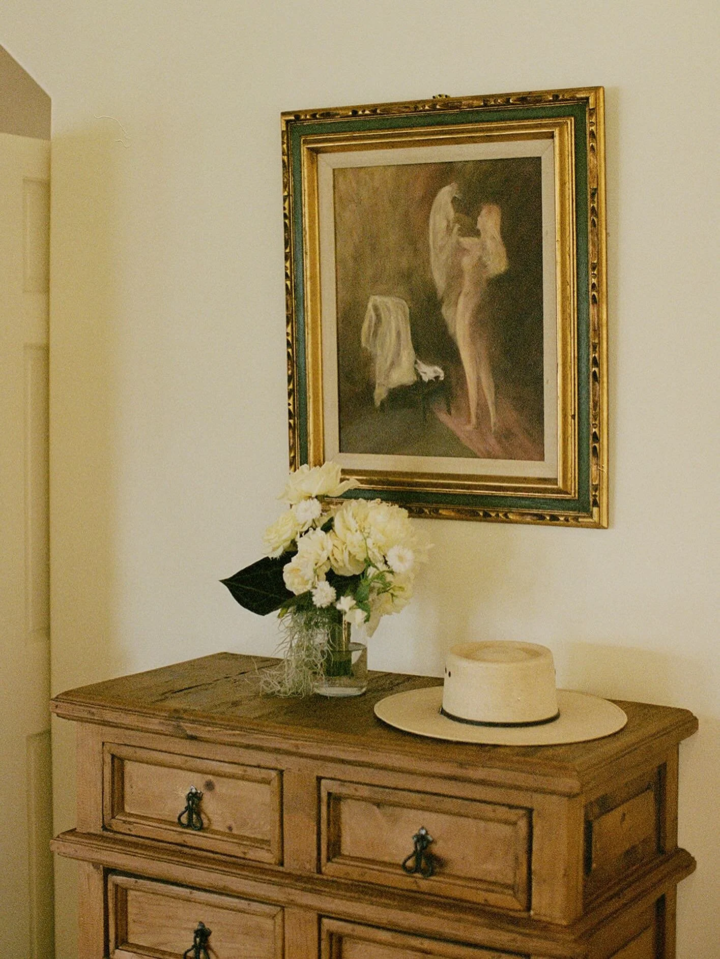 This painting came from our owner&rsquo;s personal collection &mdash; from her bedroom actually &mdash; and was added to the house this year. We asked her why she wanted to pull it from her home (cause we know she loves it dearly) and place it here a