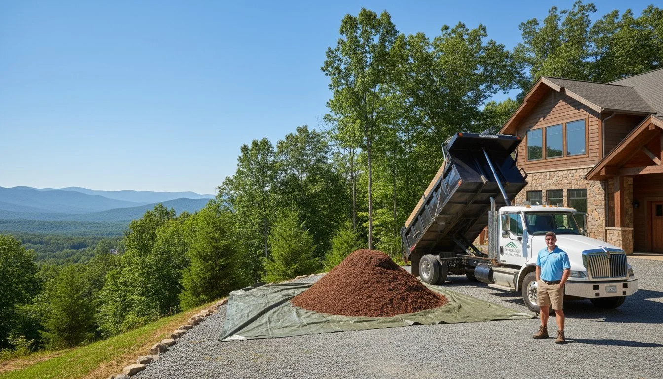 Bulk Mulch Delivery Process in Boone, NC: A High Country Homeowner’s Guide