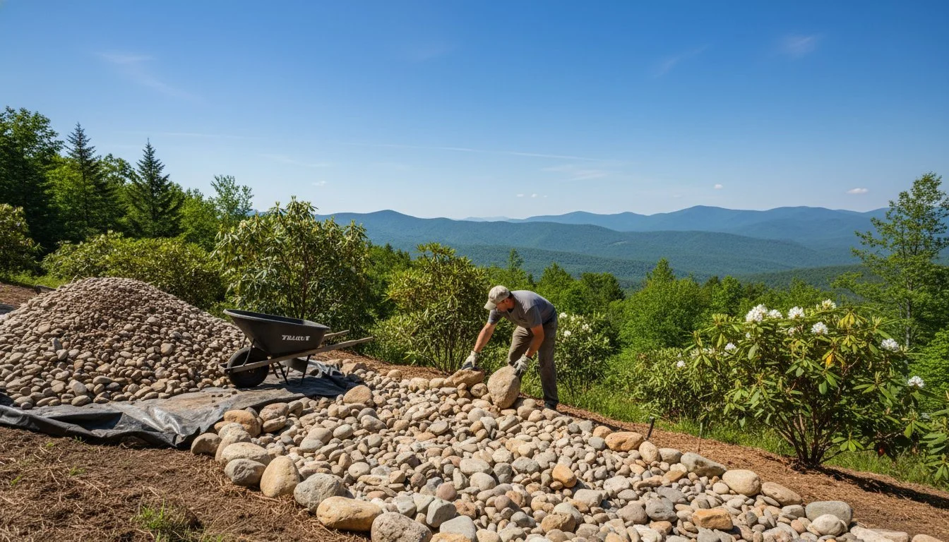 Decorative River Rock Delivery in Banner Elk, NC: The 2026 Landscaper’s Guide