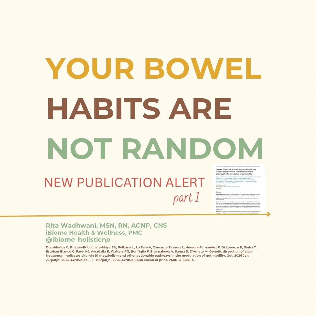 Wake up 👉 because it's all about the GUT‼️

👩🏻&zwj;⚕️New ‼️Large-scale genetic research (268,000+ individuals) shows #stool frequency shares biological pathways with:

👉IBS
👉👉🧠Psychiatric traits
👉👉👉🫀#Cardiovascular traits

👩🏻&zwj;⚕️#poop
