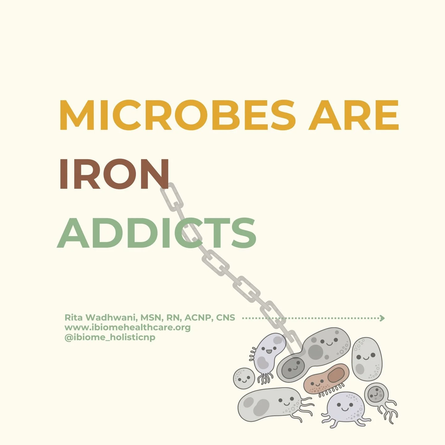 👩🏻&zwj;⚕️#iron isn&rsquo;t the problem 👉 it's free iron in the wrong gut-terrain. 

⁉️ So what would I do? 🗺️

⁉️ 👉🎯I test the gut for iron-loving microbes. #gimap

🎯 That means using comprehensive #stool testing (like GI mapping) to identify 