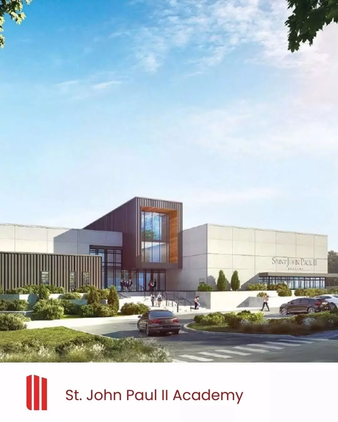 🏫 WHM provided structural engineering for the new St. John Paul II Academy in Surrey &mdash; a three-storey school with underground parking for 100 vehicles. Designed to support a growing student body, this project reflects our ongoing commitment to