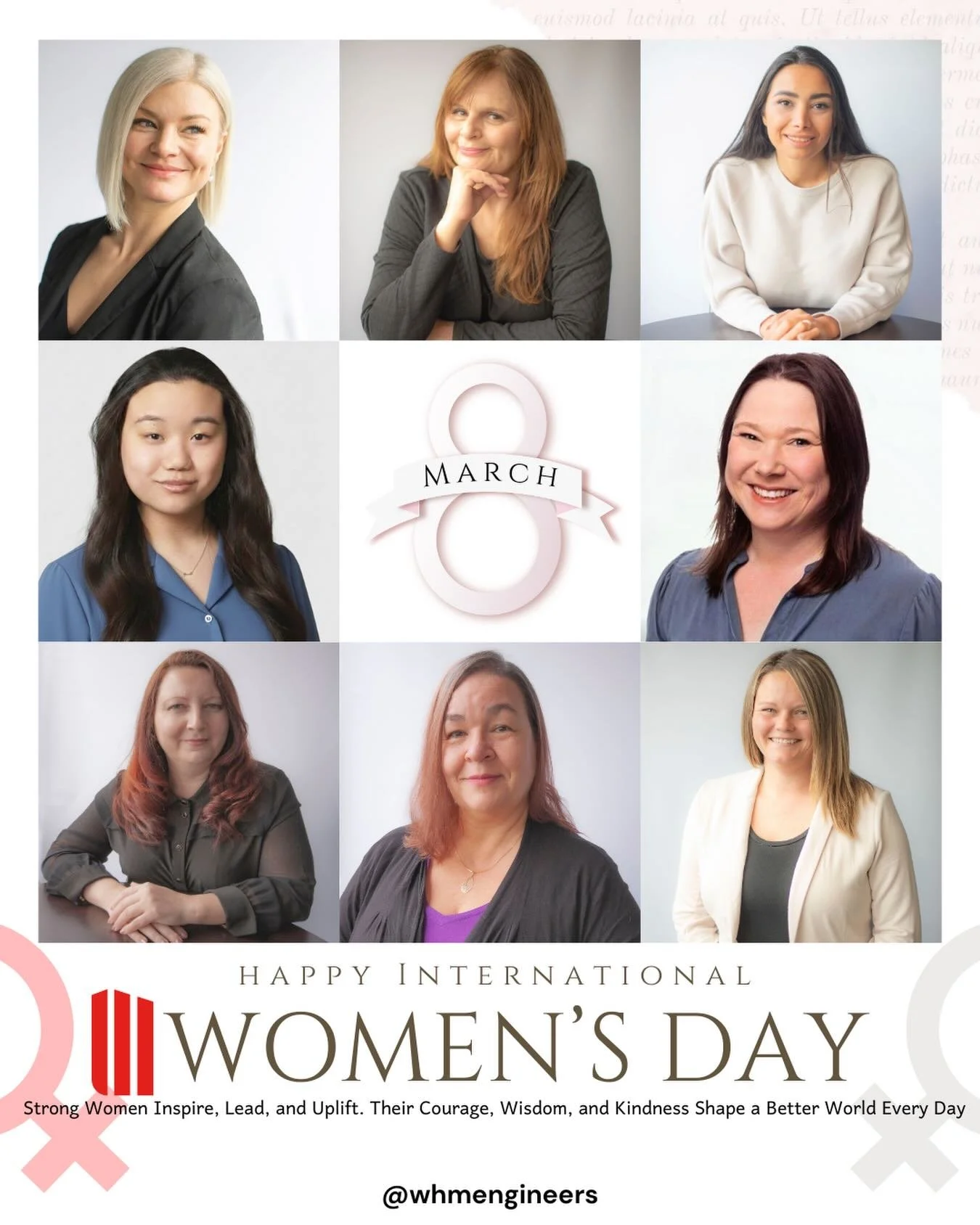 Today we recognize International Women&lsquo;s Day and celebrate the women who help shape our communities, our profession, and our future.

At WHM, we are grateful for the talented women across our team and industry who bring leadership, creativity, 