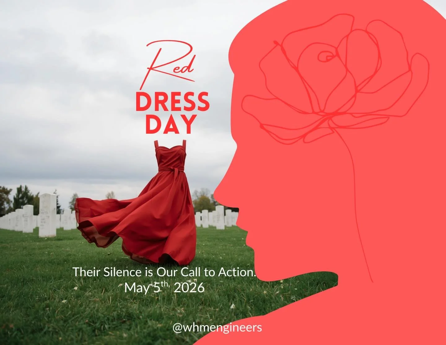 At WHM, we recognize that this May 5th, red dresses are not just symbols; they are powerful, visceral reminders of the vibrant lives taken too soon and the families forever changed... 

Each dress represents a daughter, a mother, a sister, or a frien