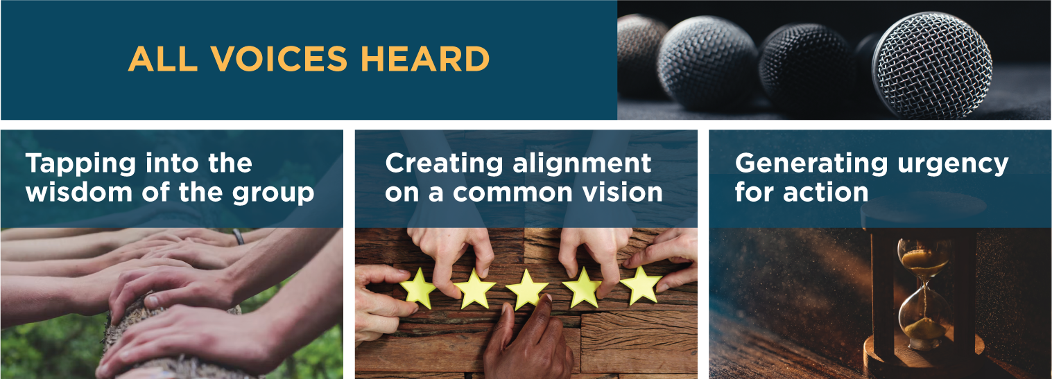 All Voices Heard graphic