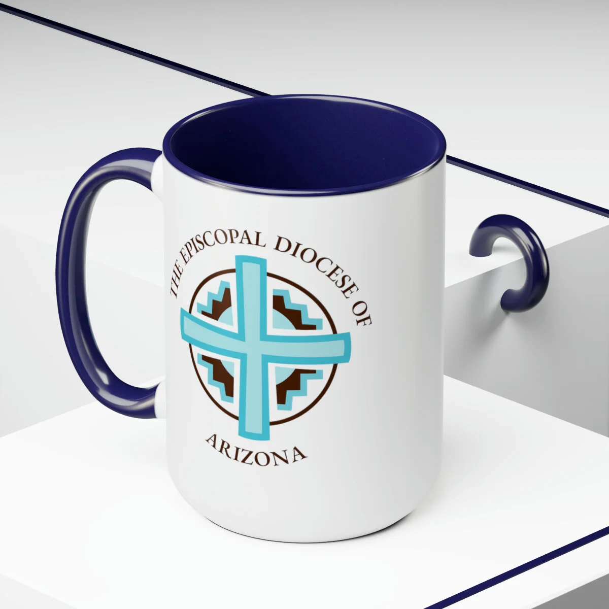 Two-Tone Coffee Mugs, 15oz  Episcopal Diocese of Arizona Online Store