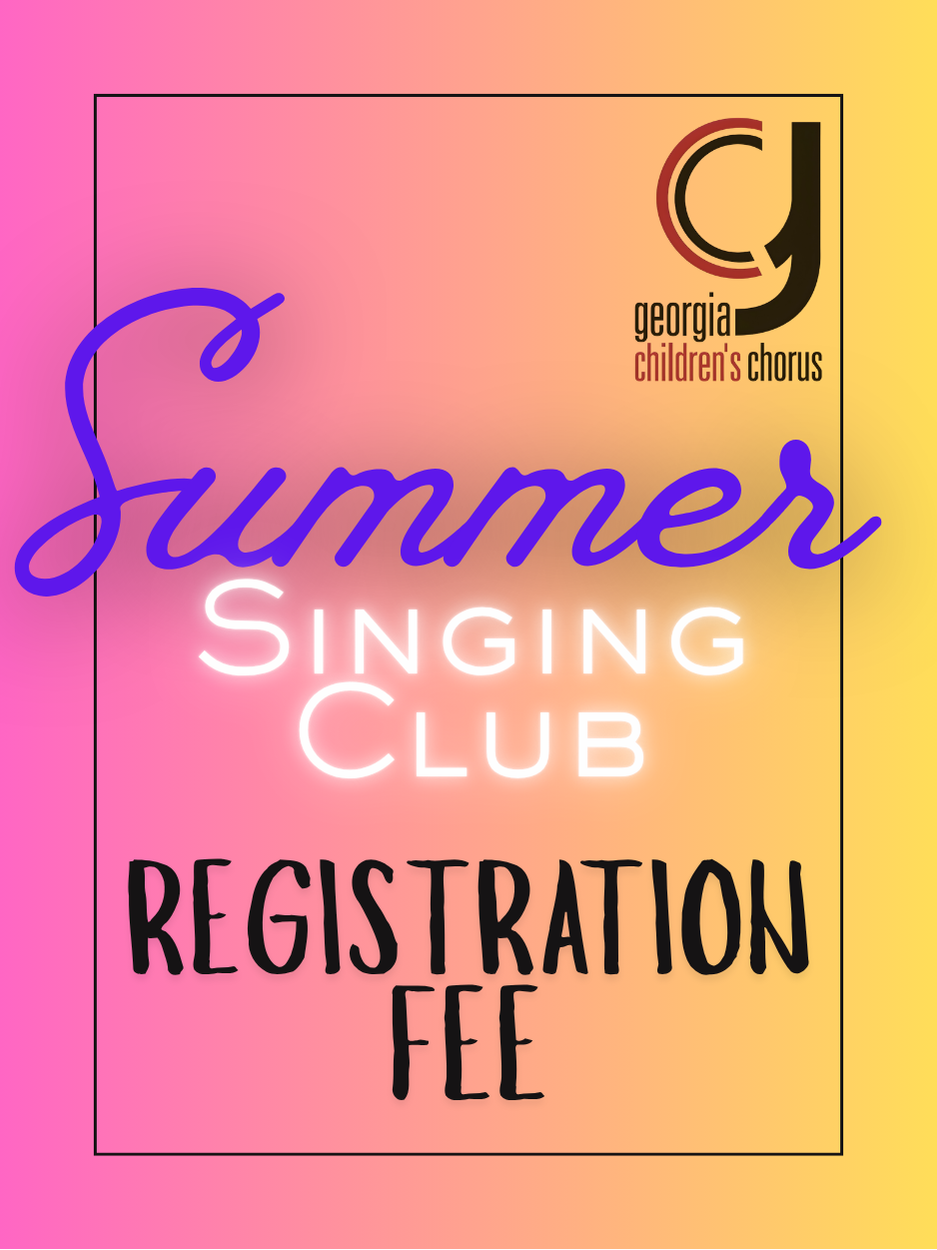 Summer Singing Club Registration Fee