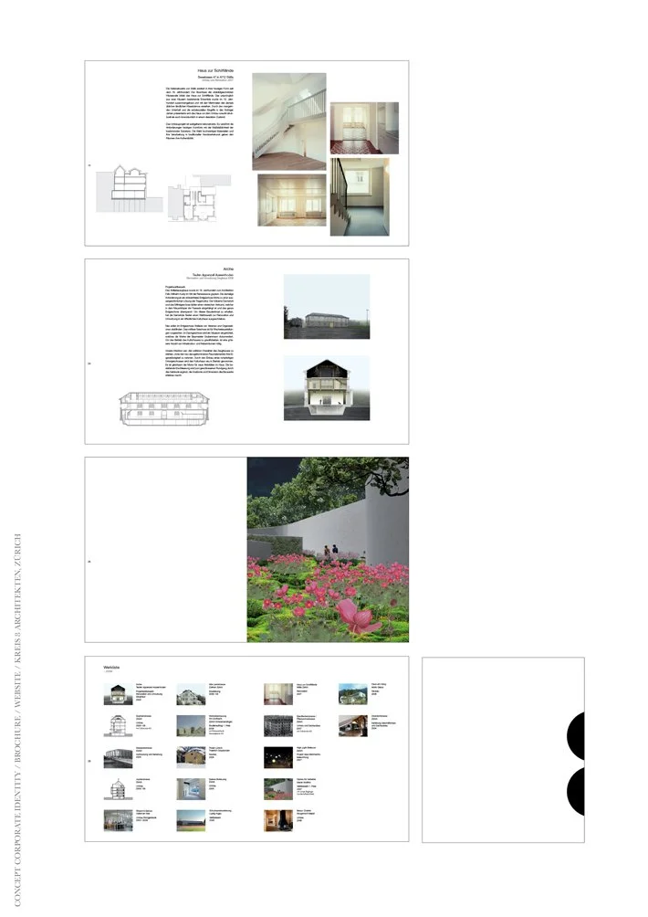 Kreis Acht Architekten, CI, Brochure