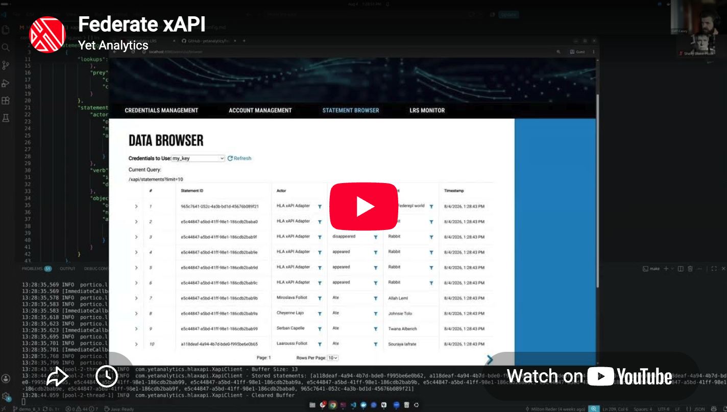 Federate xAPI: Webinar Recap