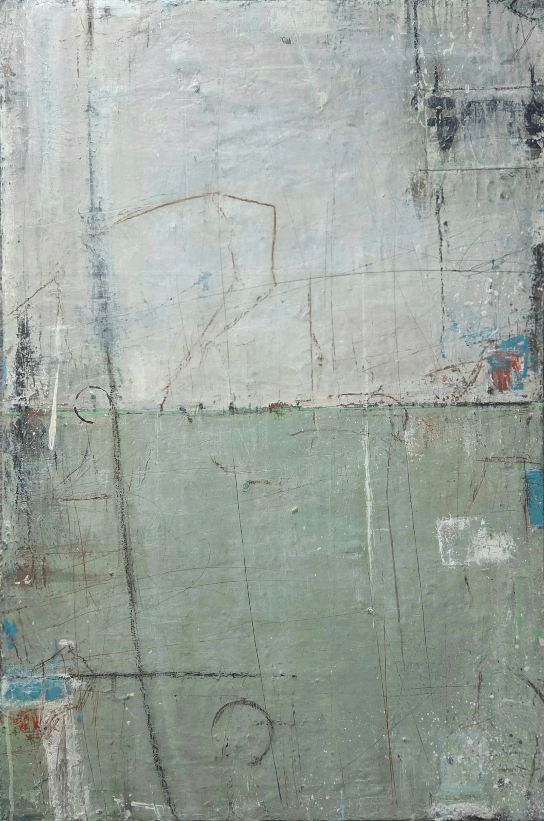 The Western Front | Acrylic on Canvas/ Oil Pastels | 36 x 24 in. | 2025 | $900 