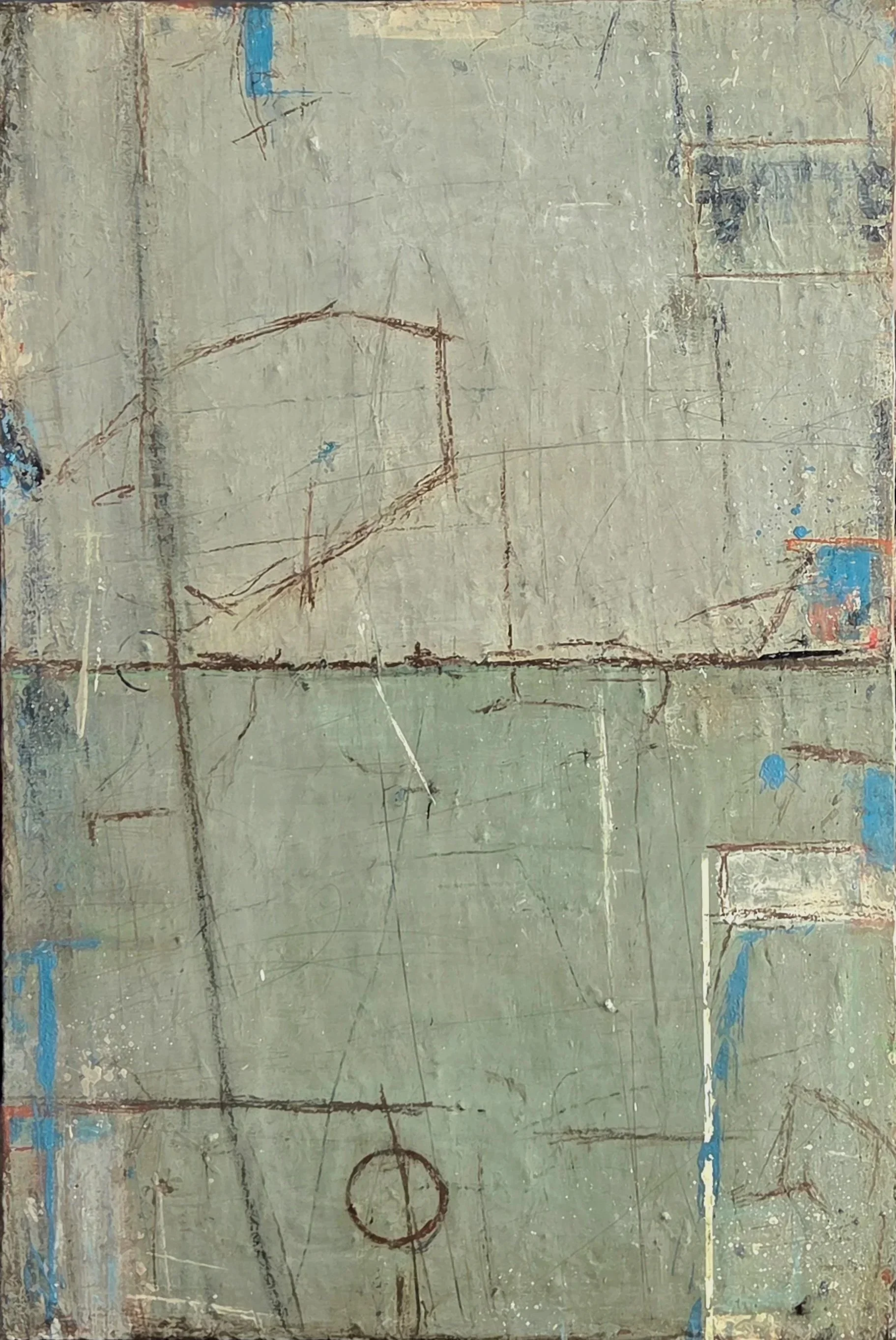 The Western Front | Acrylic on Canvas/ Oil Pastels | 36 x 24 in. | 2025 | $800 