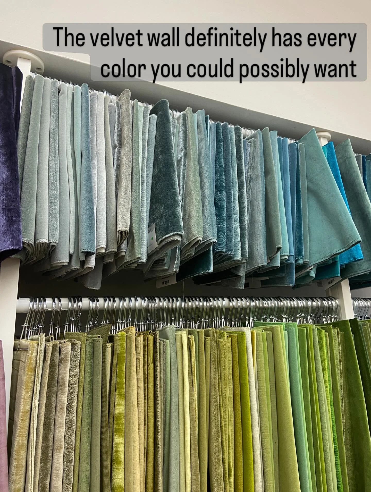 Sourcing fabric can feel daunting, but I promised the right fabric is always out there not just color, but also function.
#cozygiraffe #fabricshowroom #velvet  #customworkroom