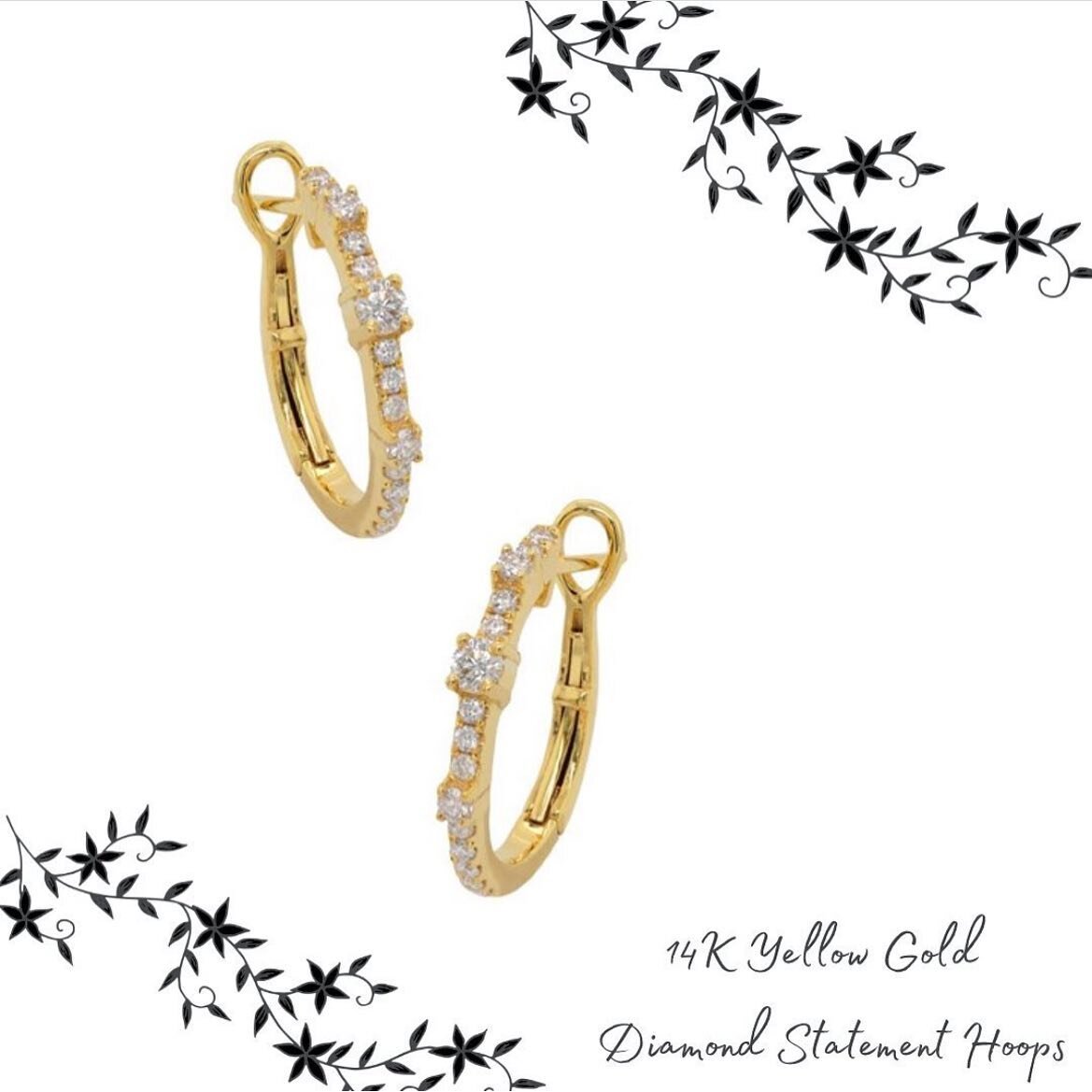 💎Dazzling Diamonds💎

✨Discover The Gold Collection at Nava Dee.

✨14k Yellow Gold Diamond Statement Hoops.

📖Want to see our full look book? Send us a DM!

#jewelry #shopsmall #accessories #gold #earrings #trendy #handmadejewelry #necklace #lakewo